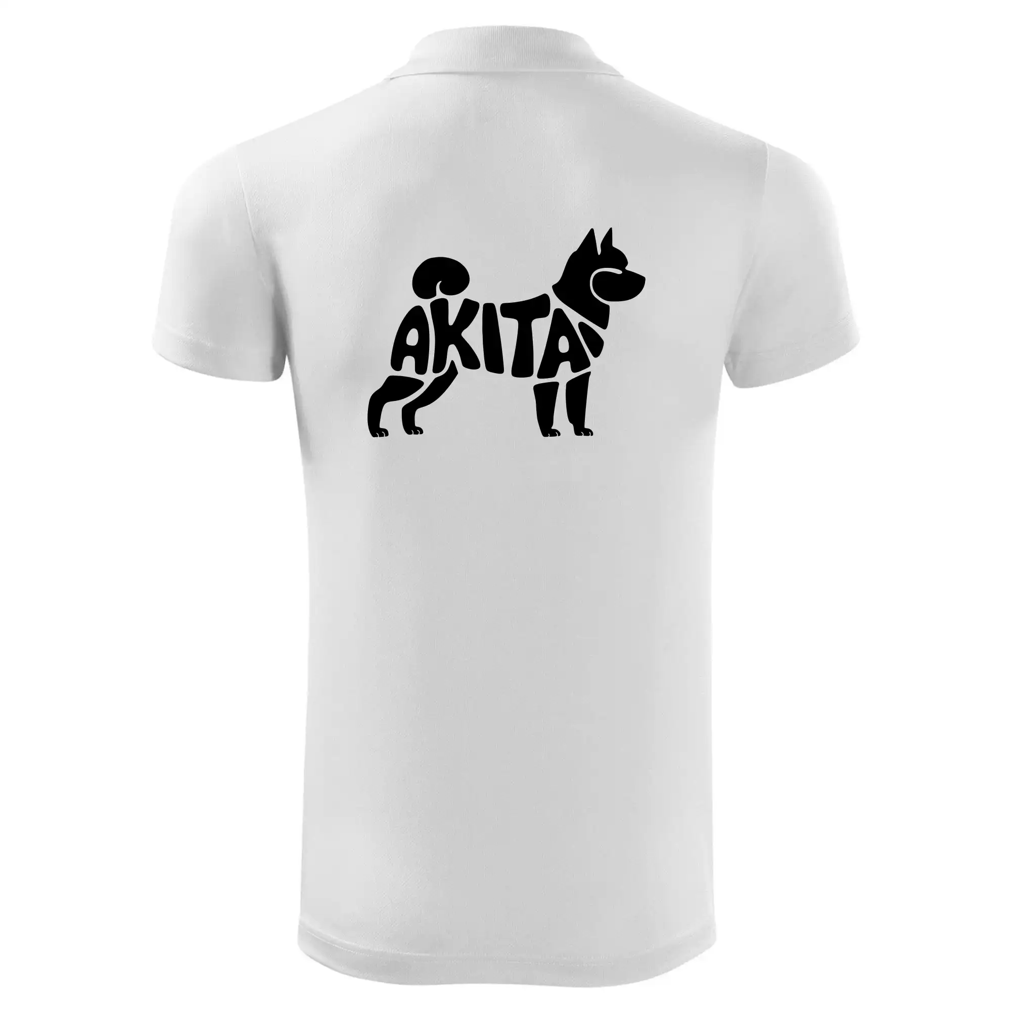 Akita Inu - Nápis v těle