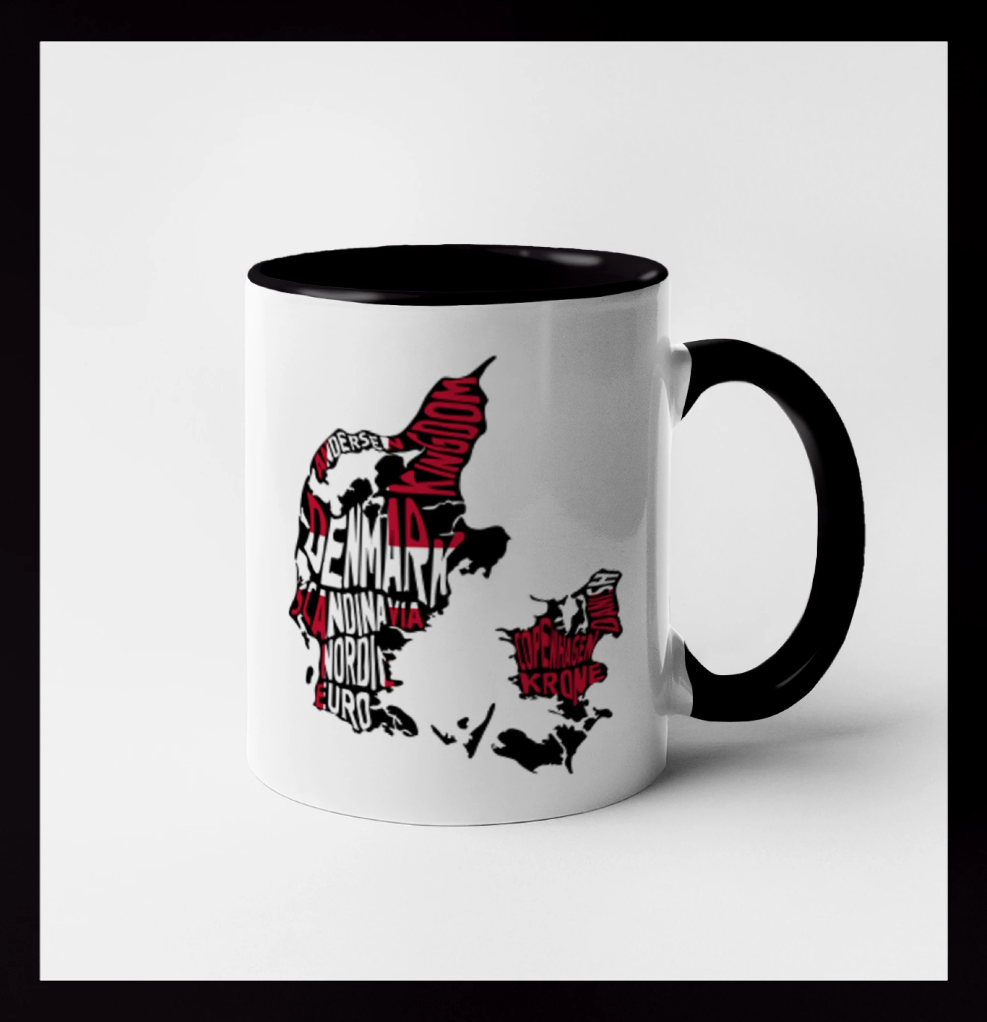 Mapy - názvy měst - Dánsko