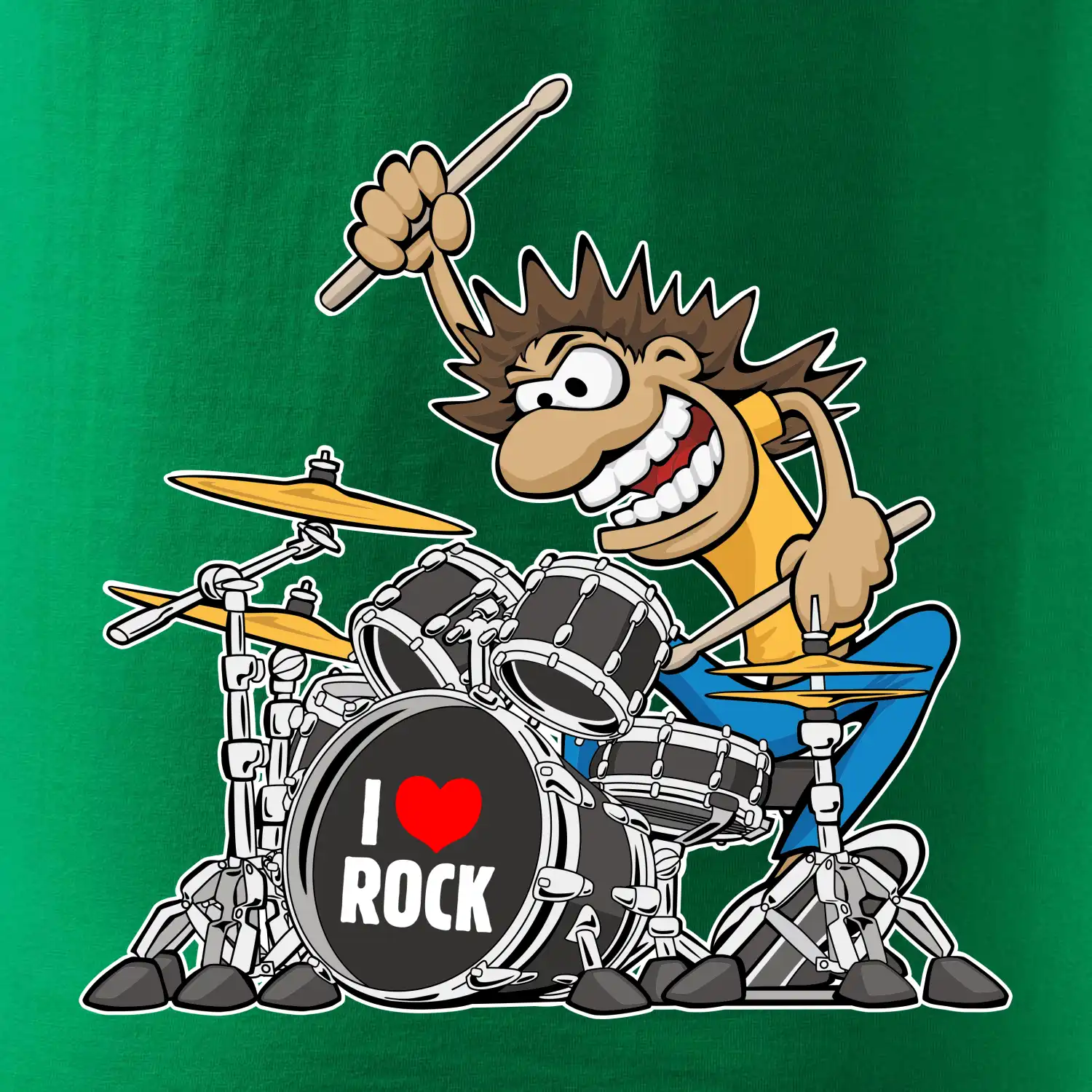 I love rock bubeník