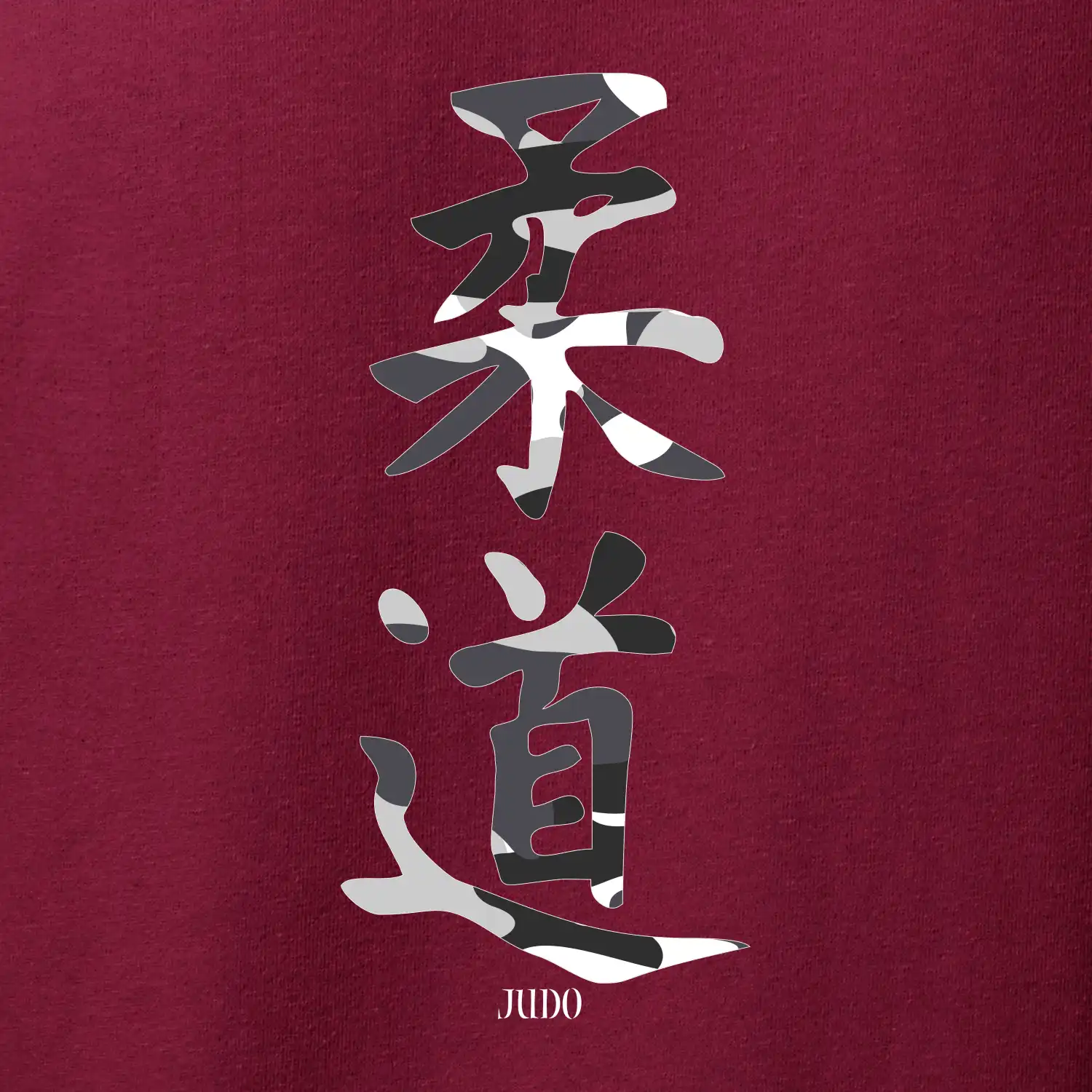 Judo maskáčový nápis