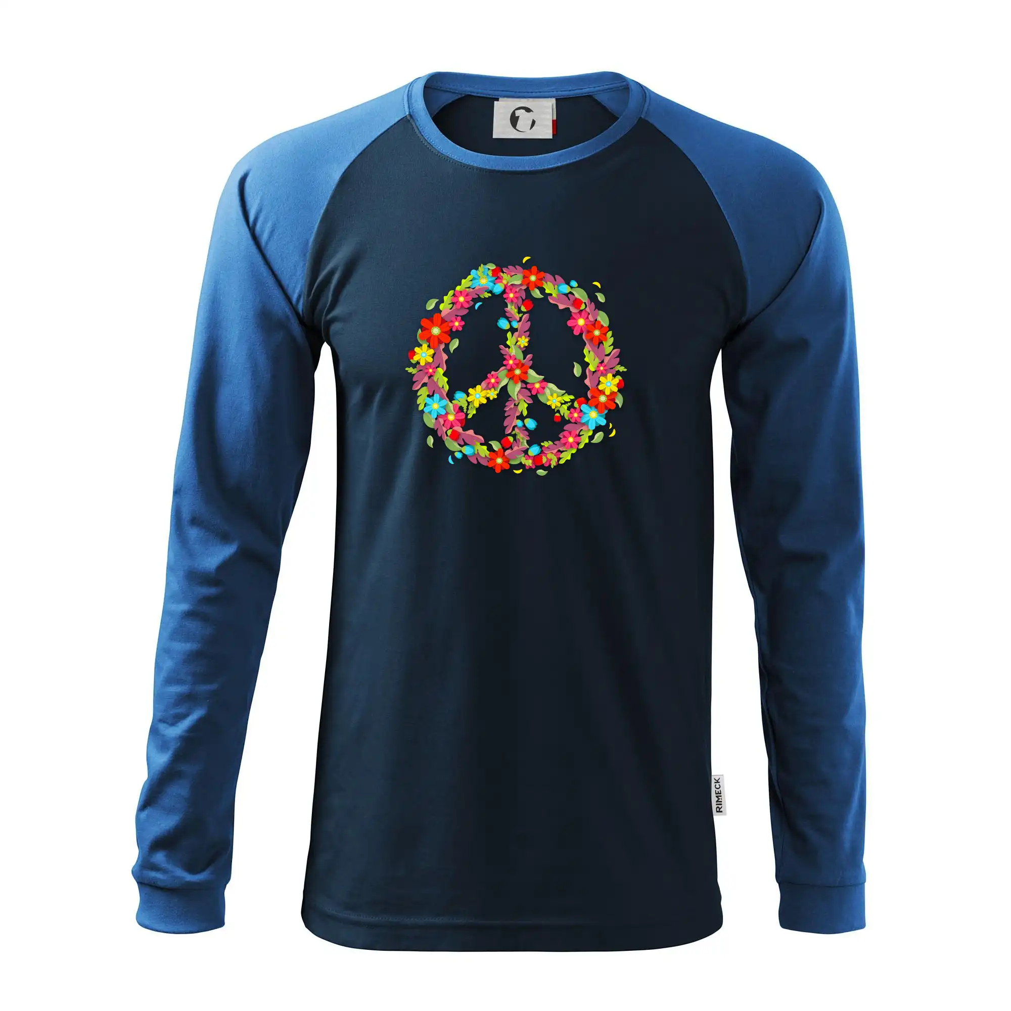 Peace symbol červené květiny