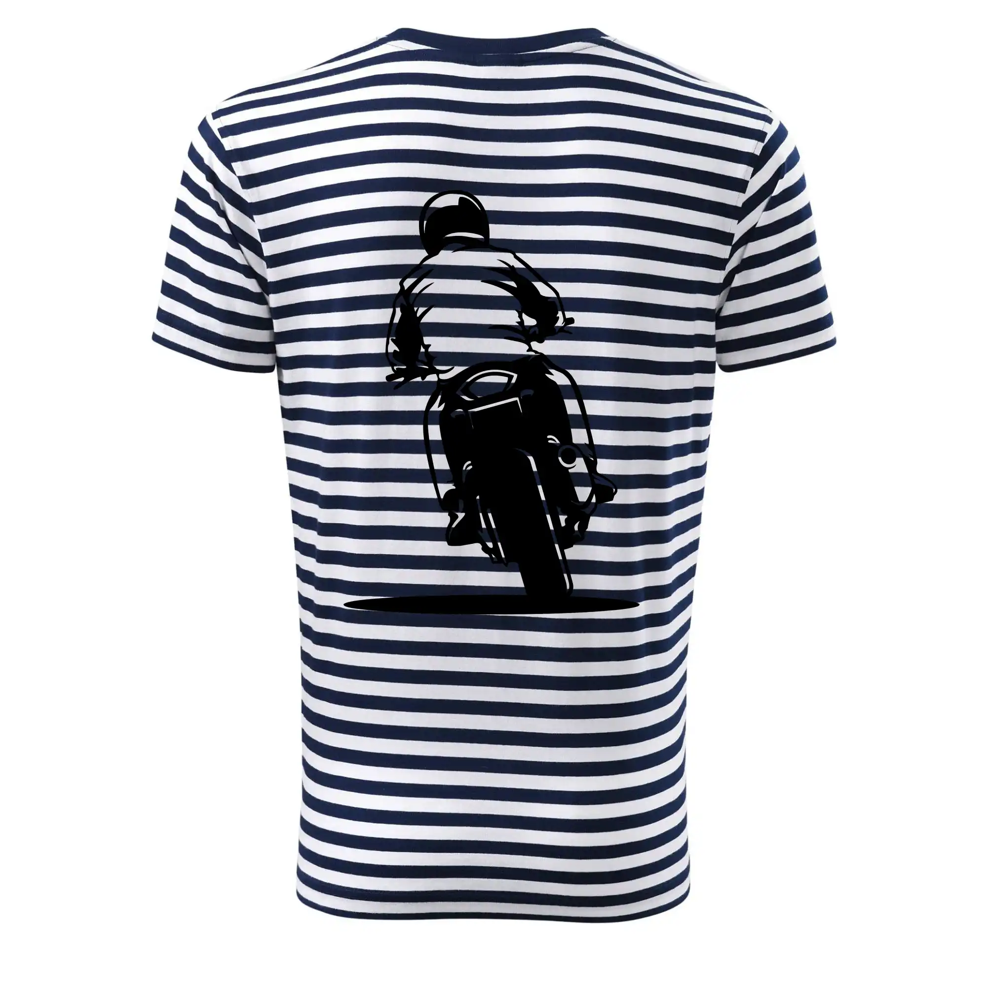 Motorkář na zádech - silnice