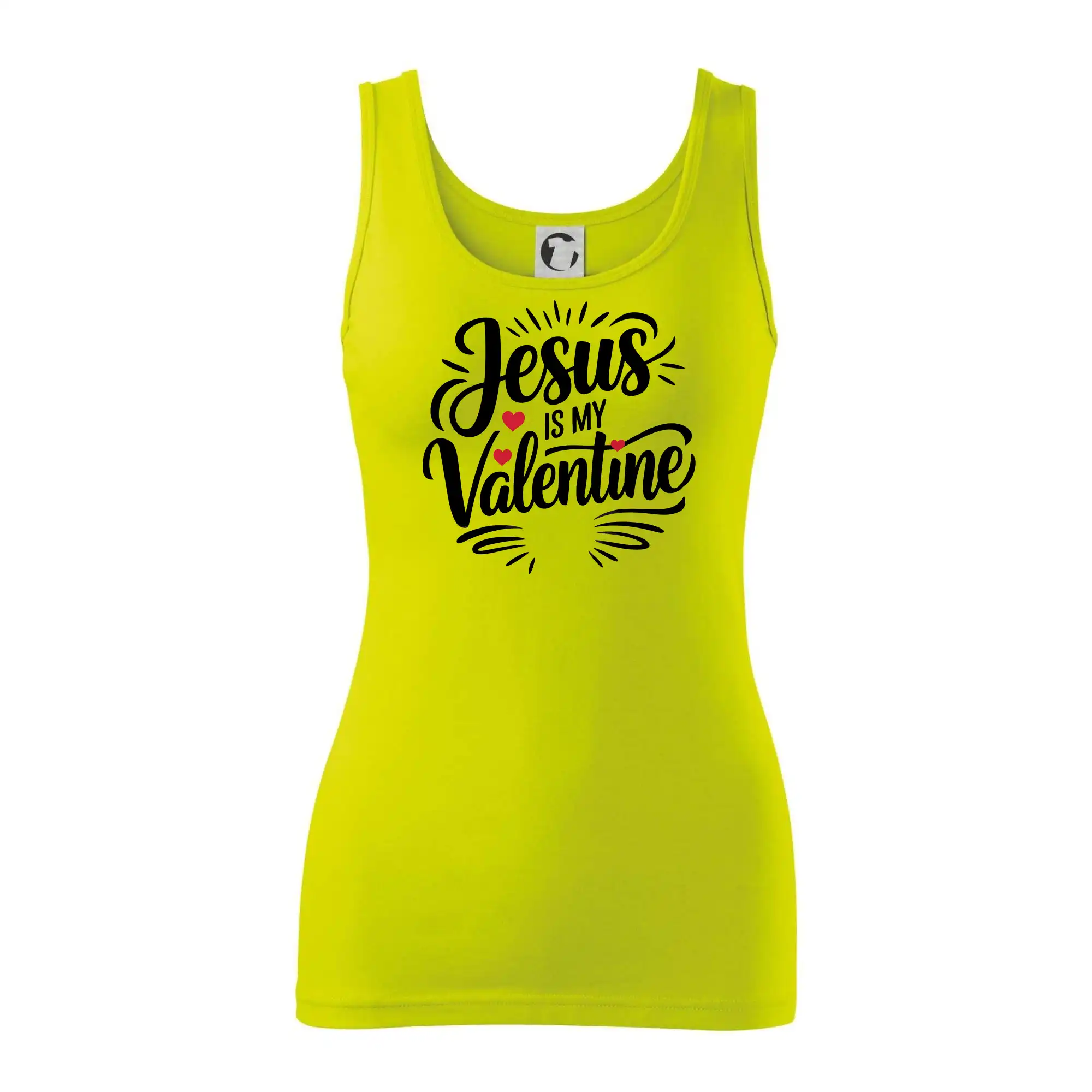 Jesus is my valentine - Dámske tielko