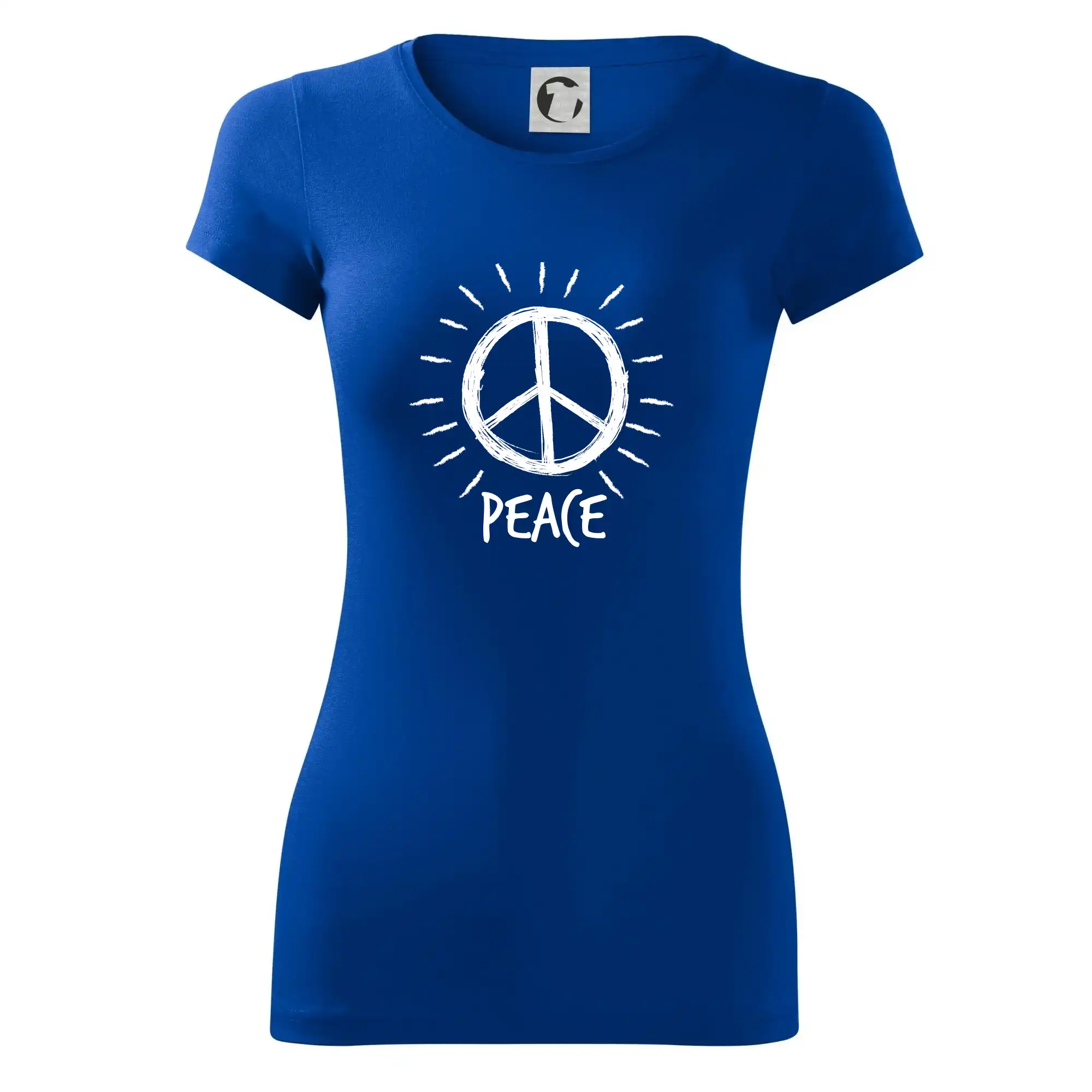 Peace symbol černobílý