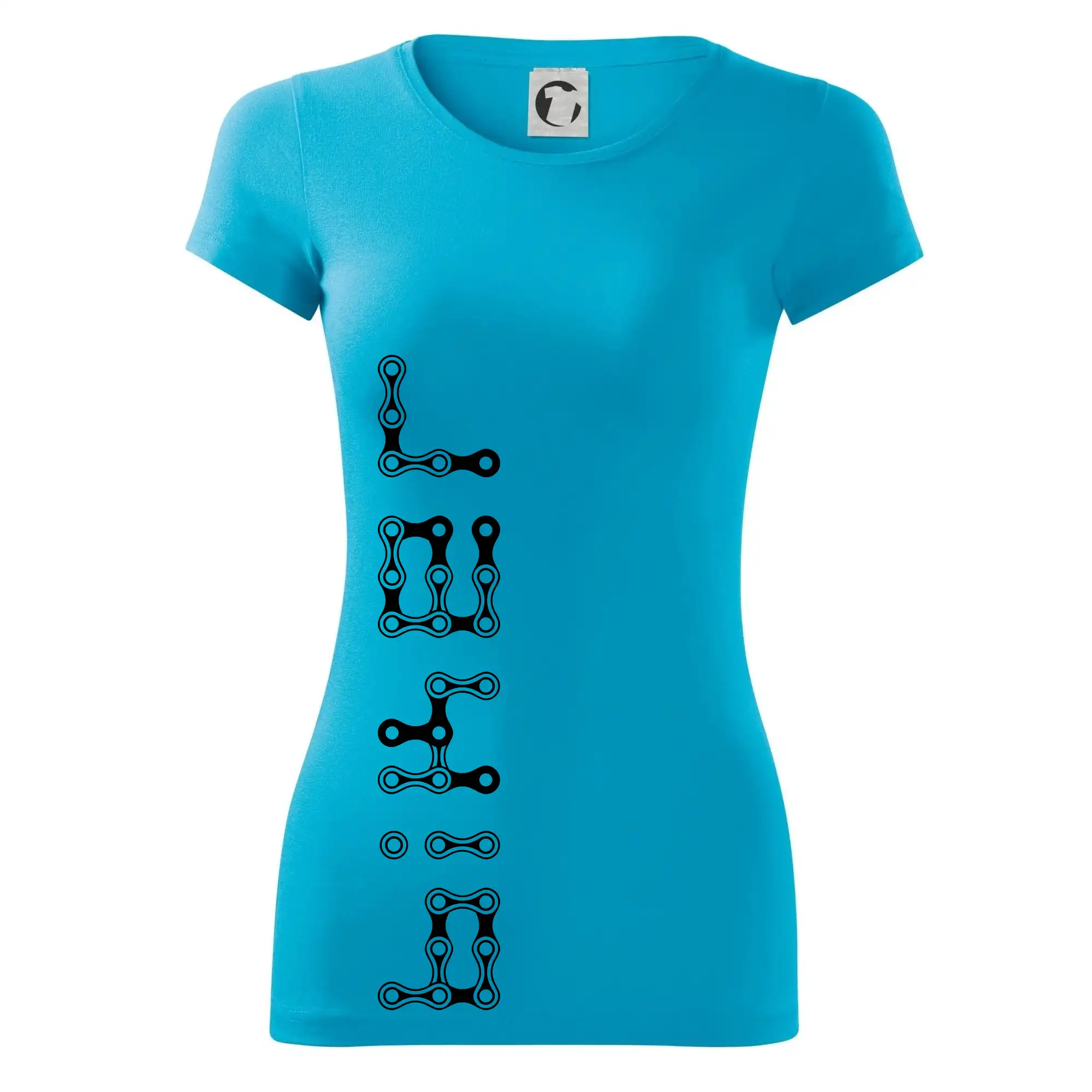 Biker nápis na výšku řetěz