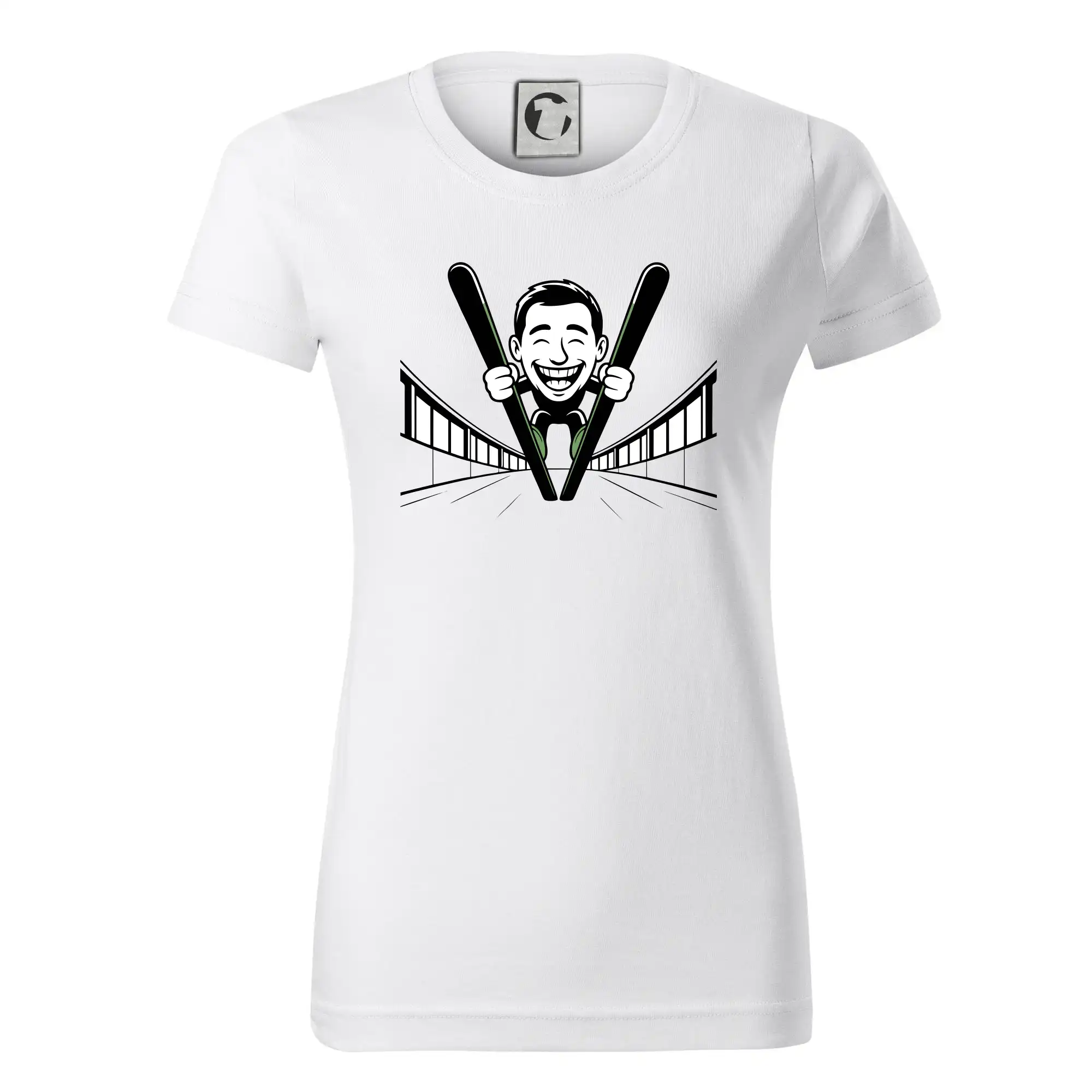 Vysmátý kreslený skokan