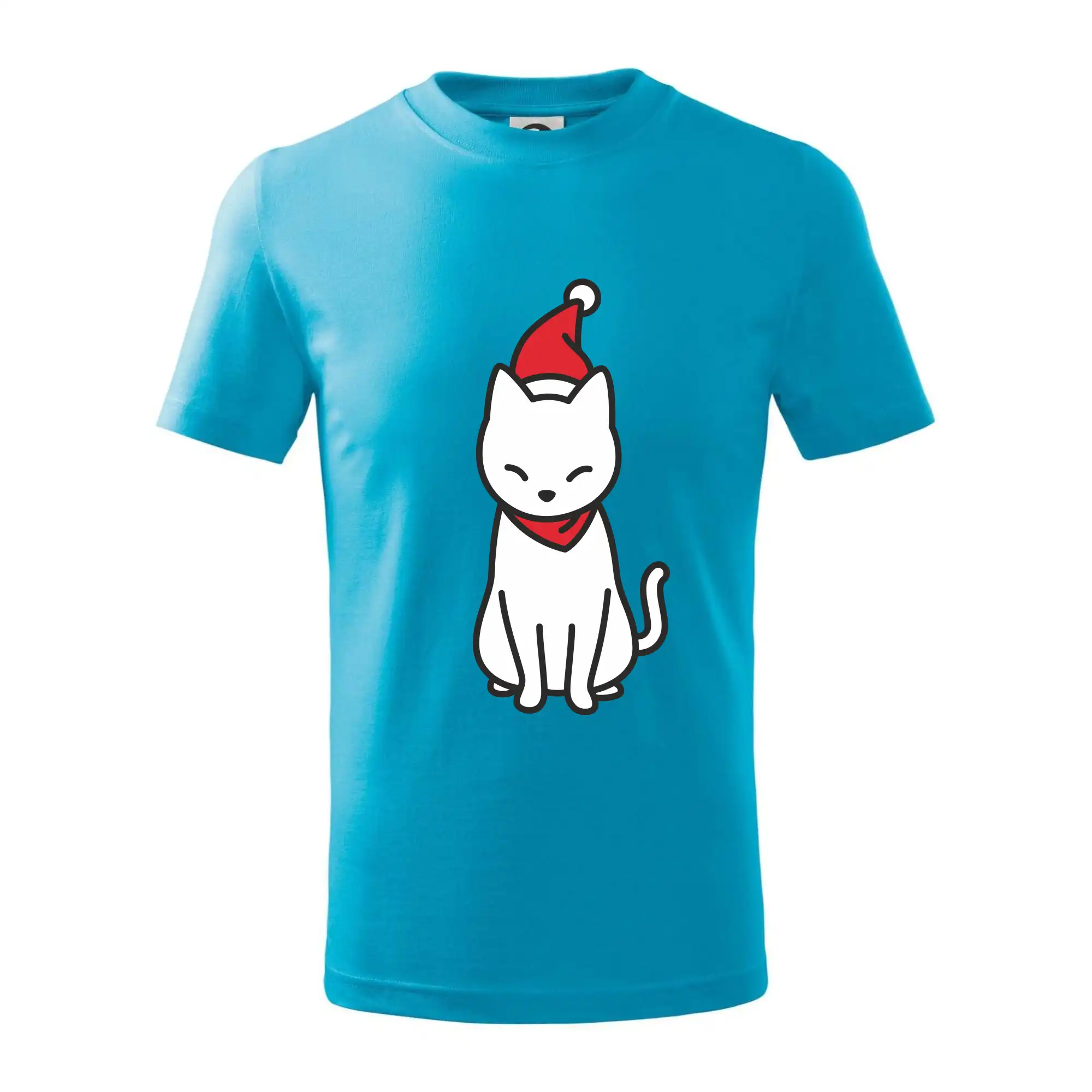 Vánoční kočka sedící