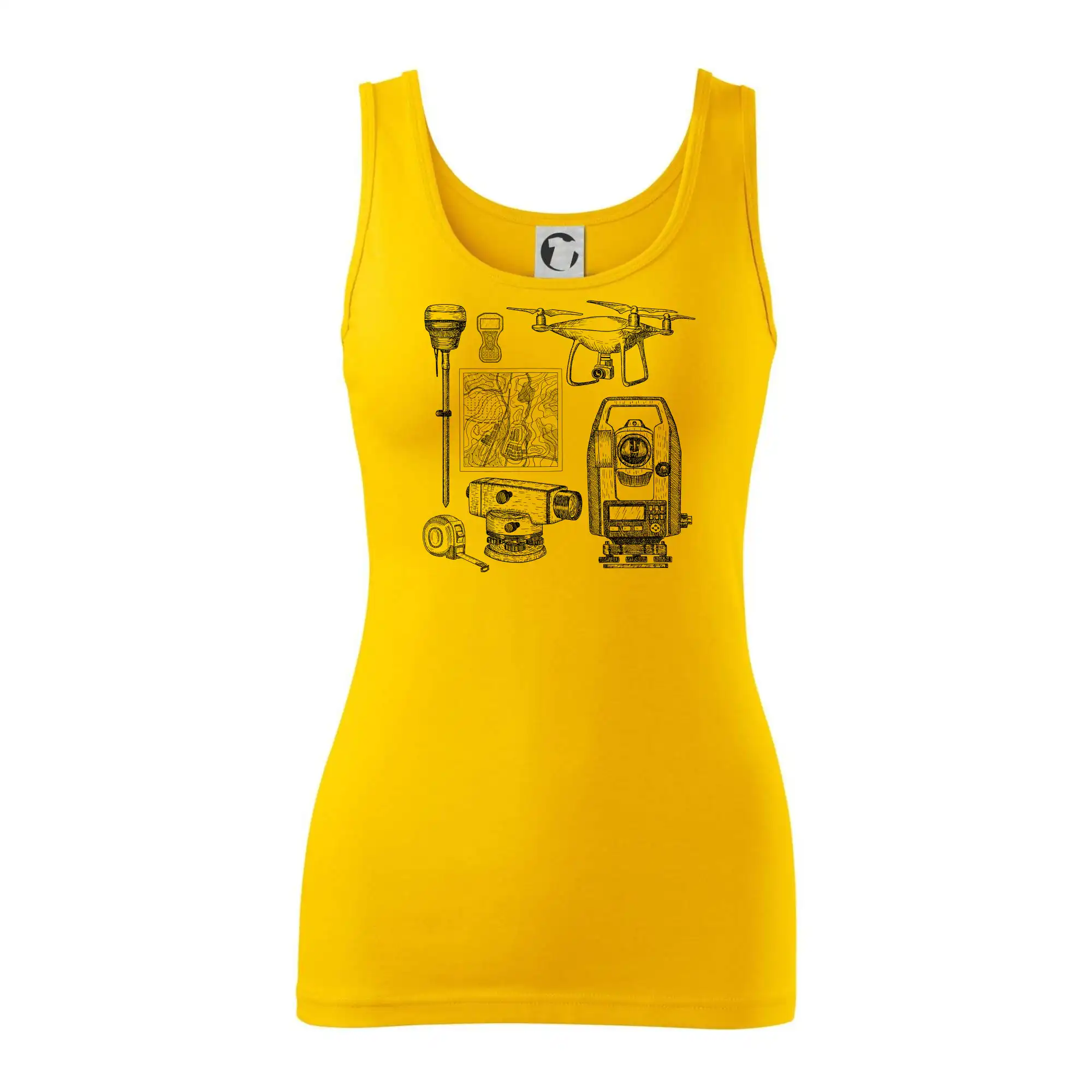 Geodet teodolit dron