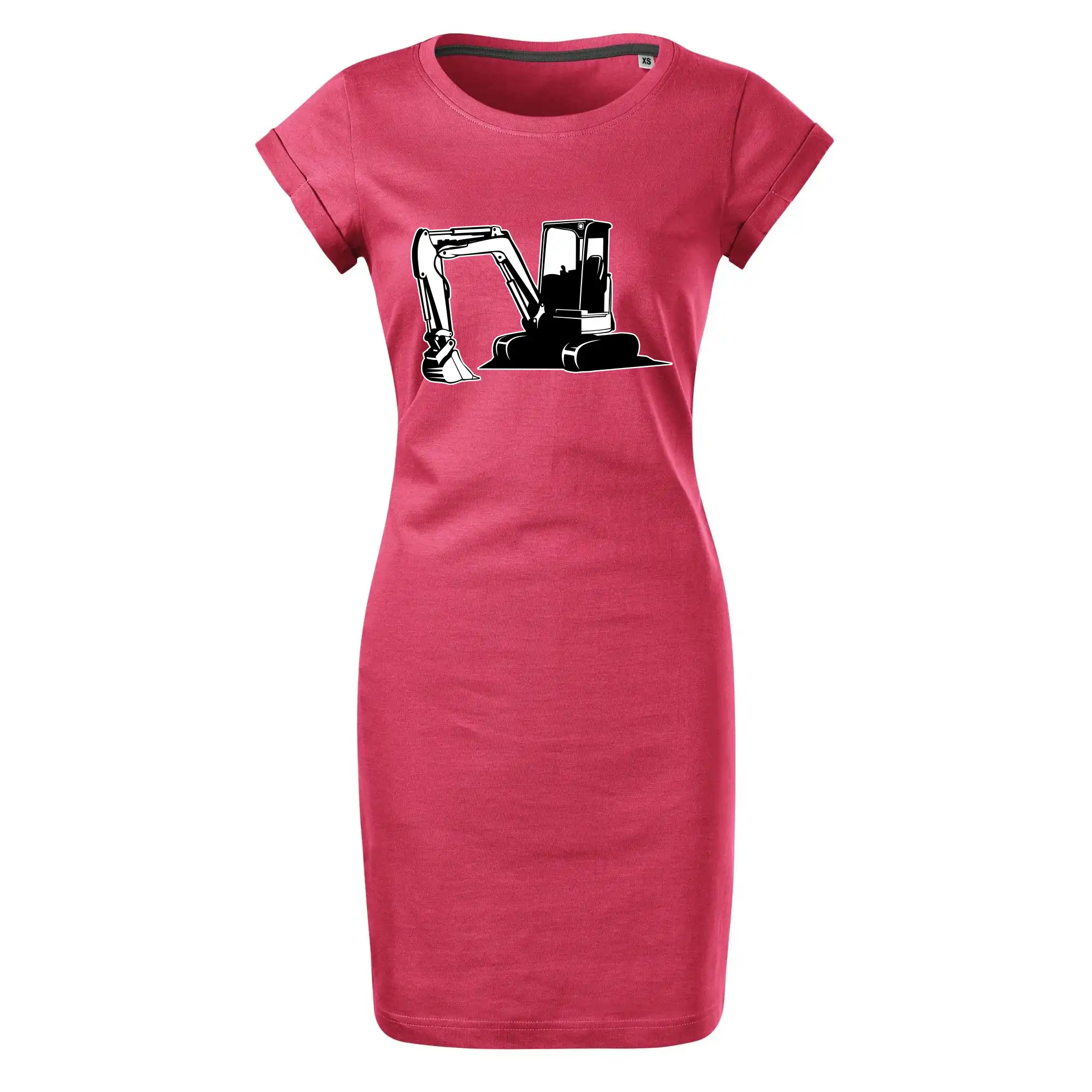 Bagr bez nápisu černobílý