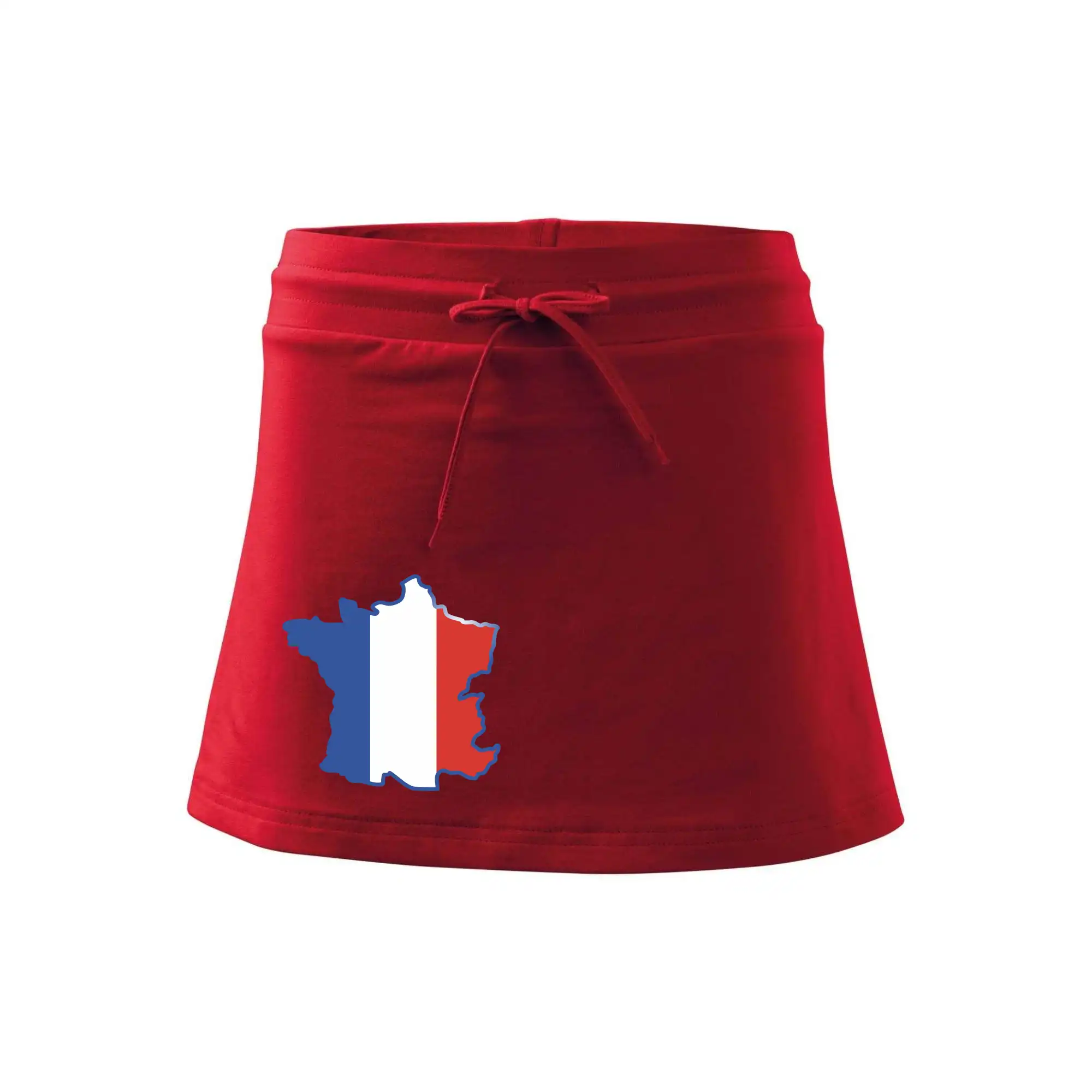 Francouzská vlajka mapa obrys