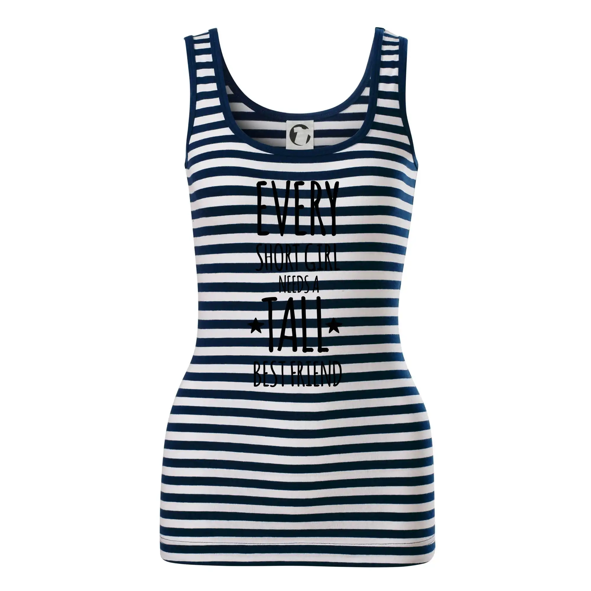 Tričká na párty - Every short girl needs a tall best friend - Sailor tielko na vodu