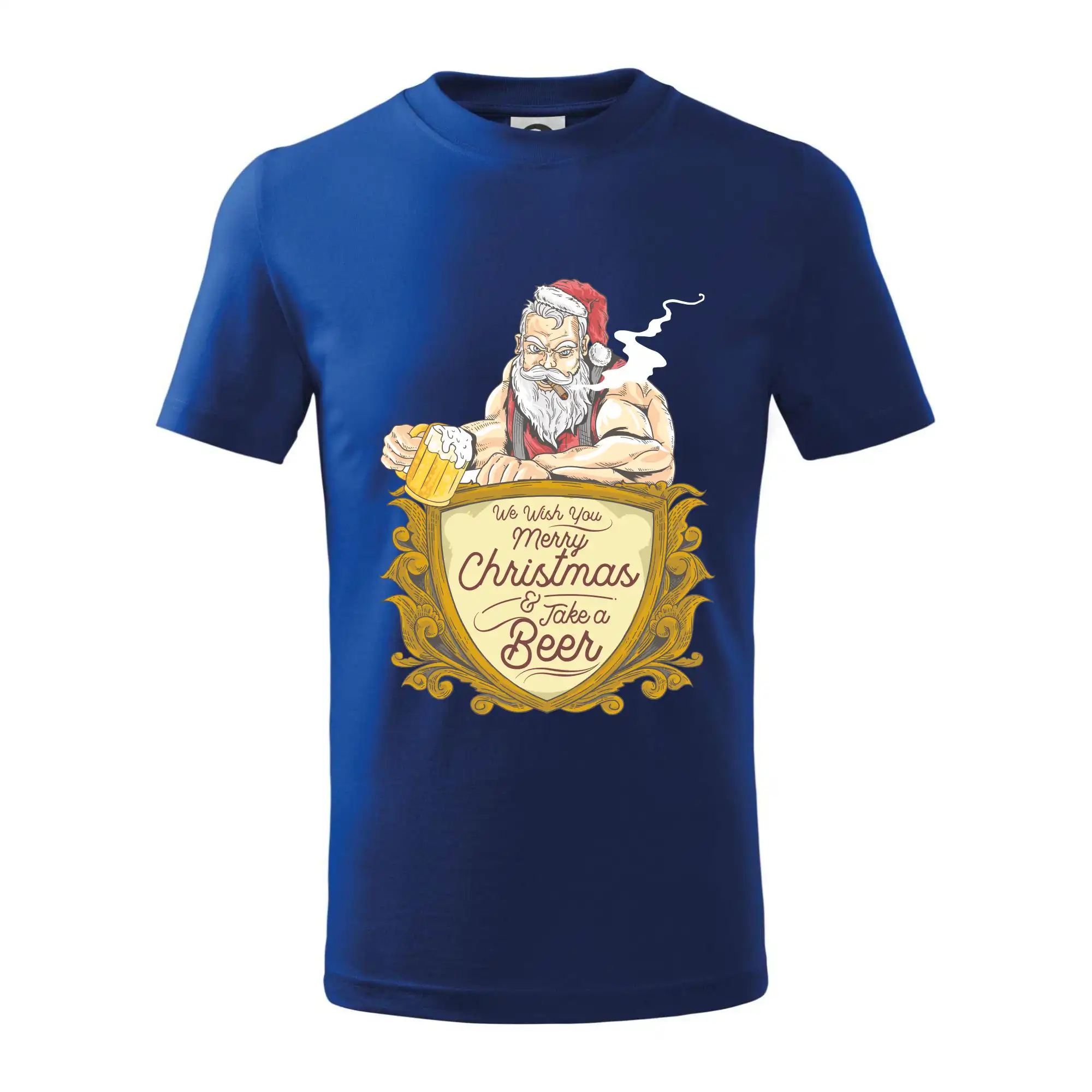 Vianočné tričká - Drsný Santa - Tričko detské bavlnené