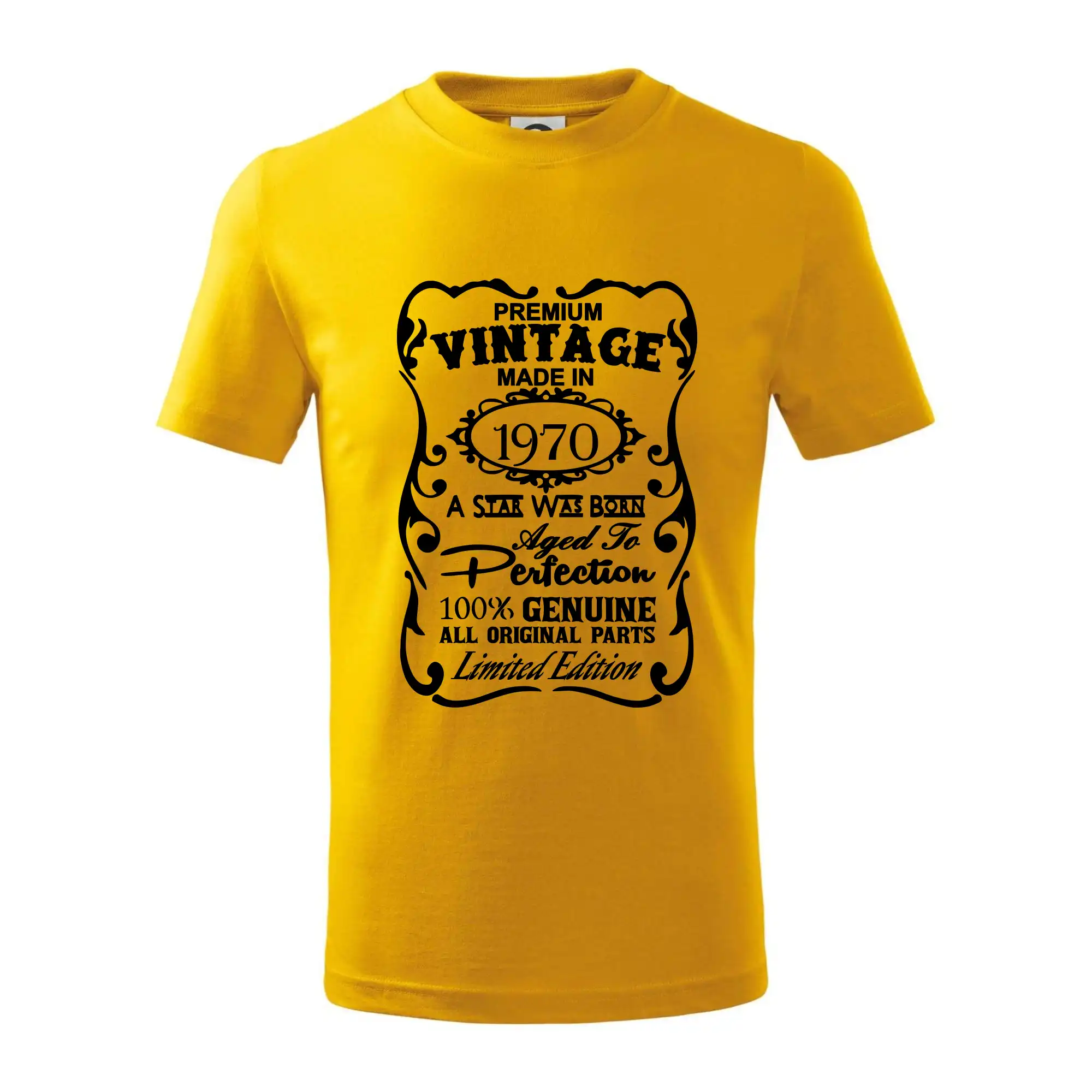 Trička s ročníkom 1970 - Vintage Etiketa - 1970 - Tričko detské bavlnené