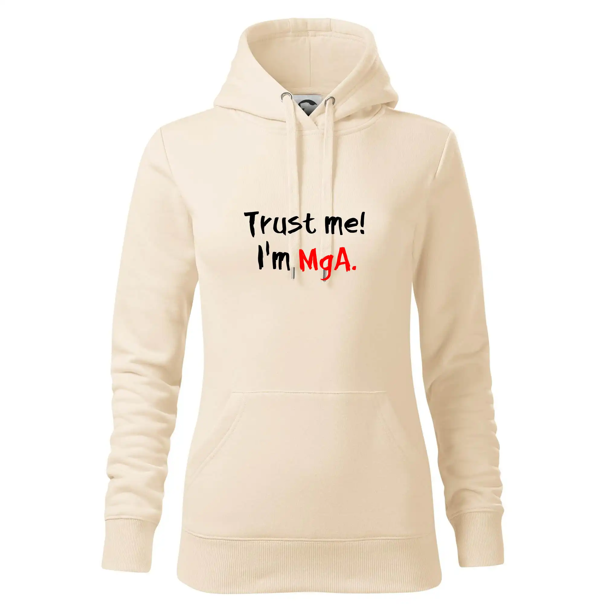 Tričká na ukončenie štúdia - Trust me I´m  MgA. / Ver mi som MgA. - Mikina dámská Cape s kapucí