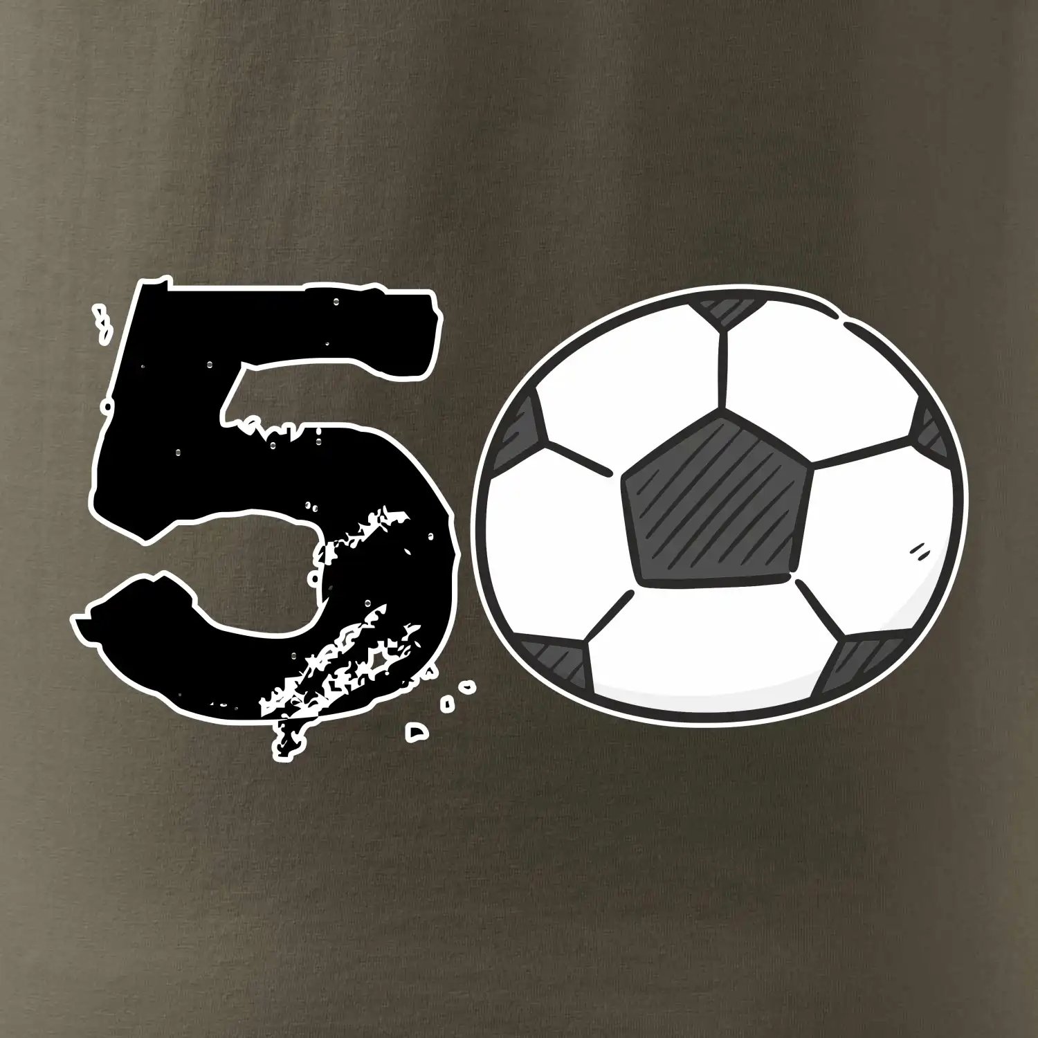 Fotbal kulaté narozeniny 50