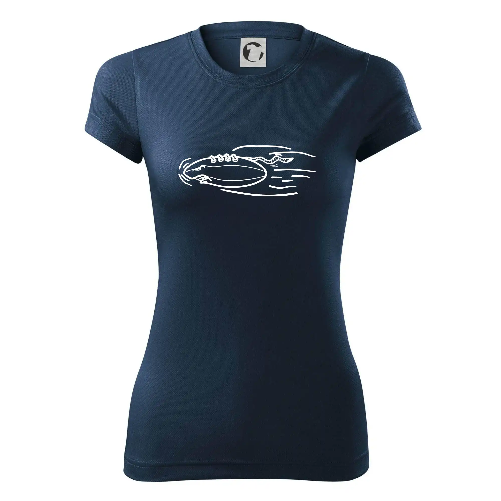 Americký fotbal letící míč