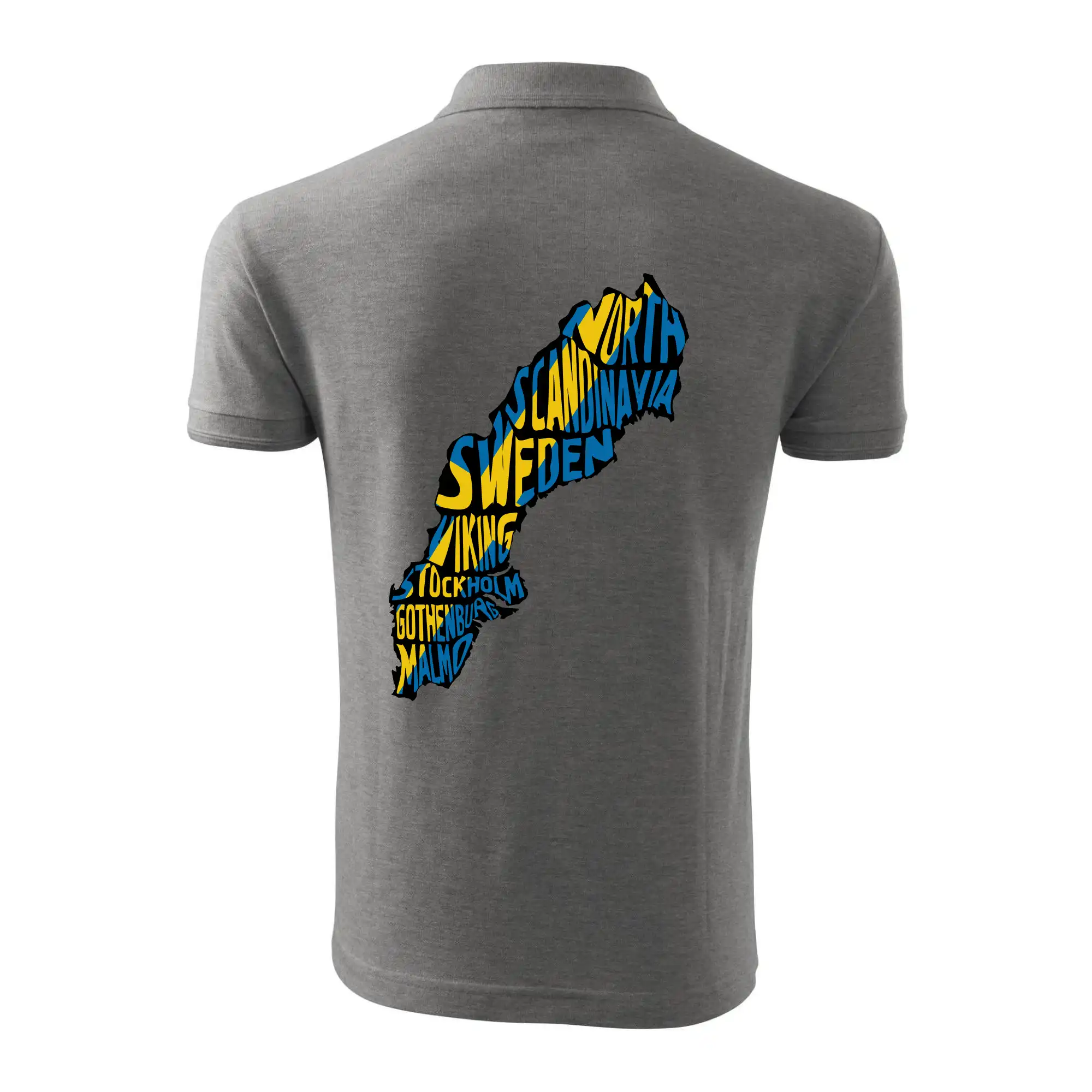 Mapy - názvy měst - Švédsko