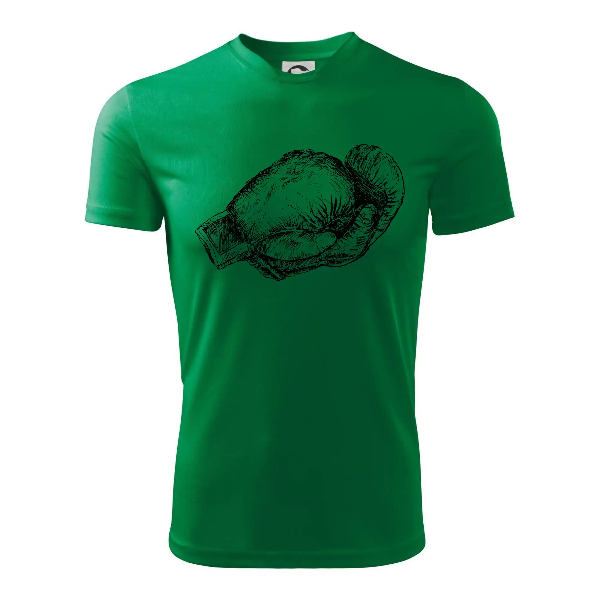 Rukavice kreslené na šířku