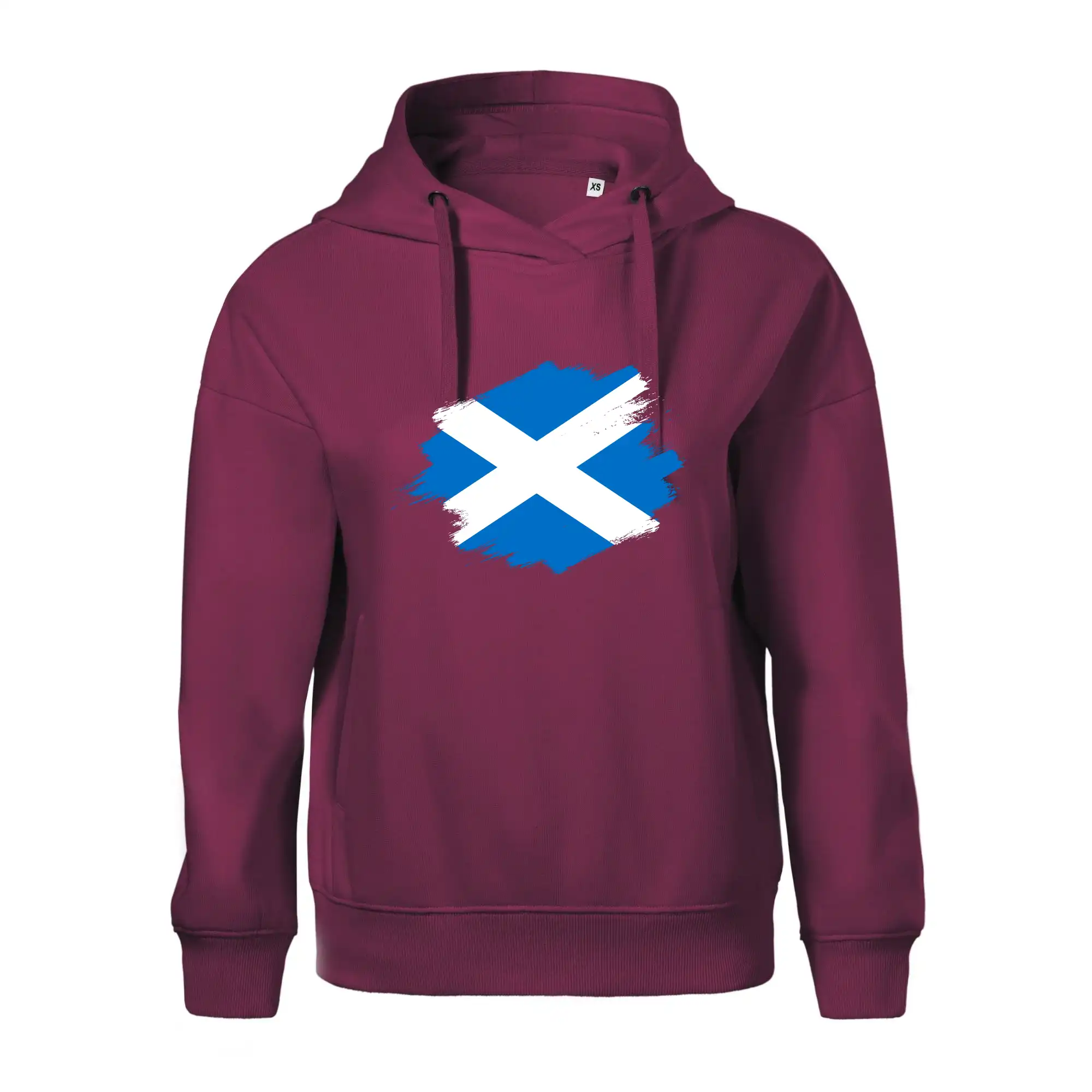 Skotská vlajka kreslená štetcem