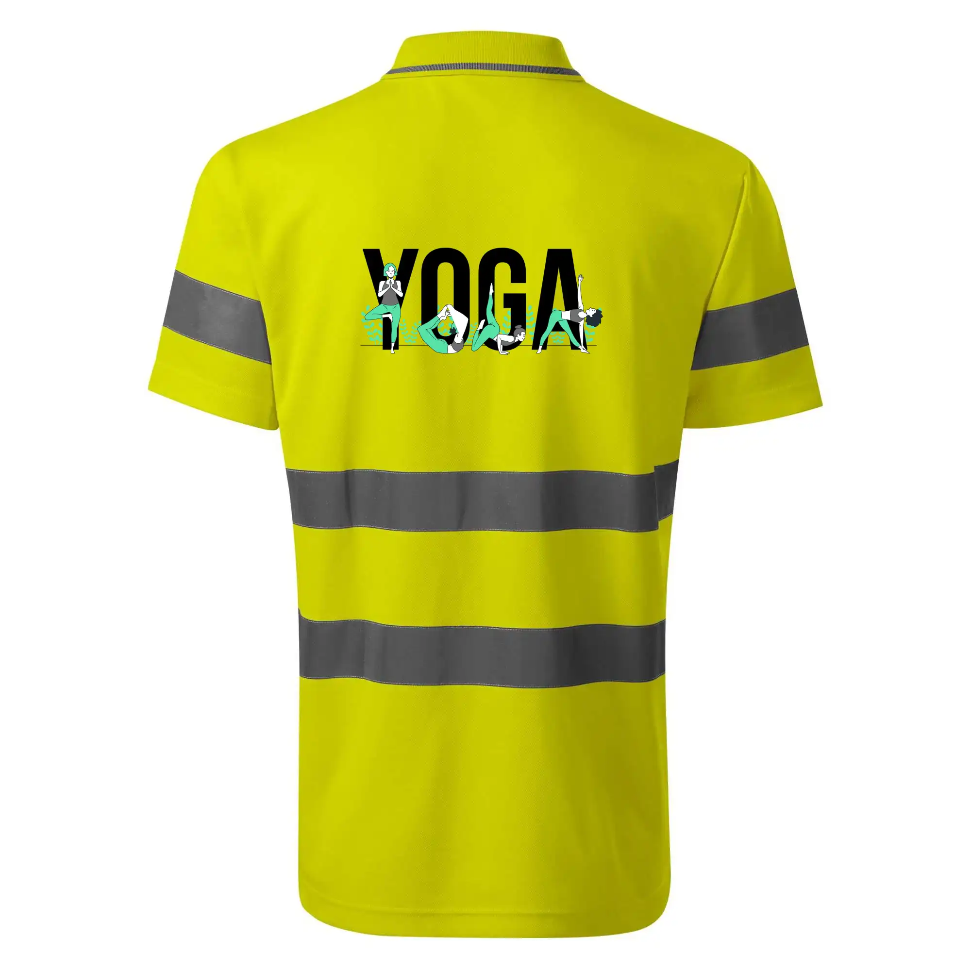 Yoga nápis barevný