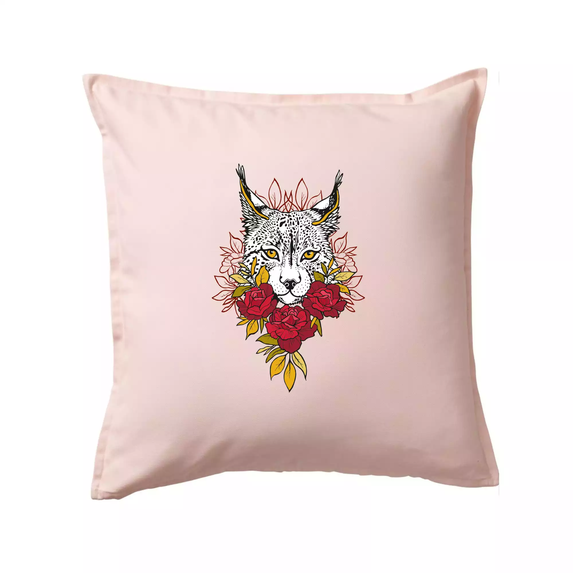 Rys s červenými ružami (Pecka design)