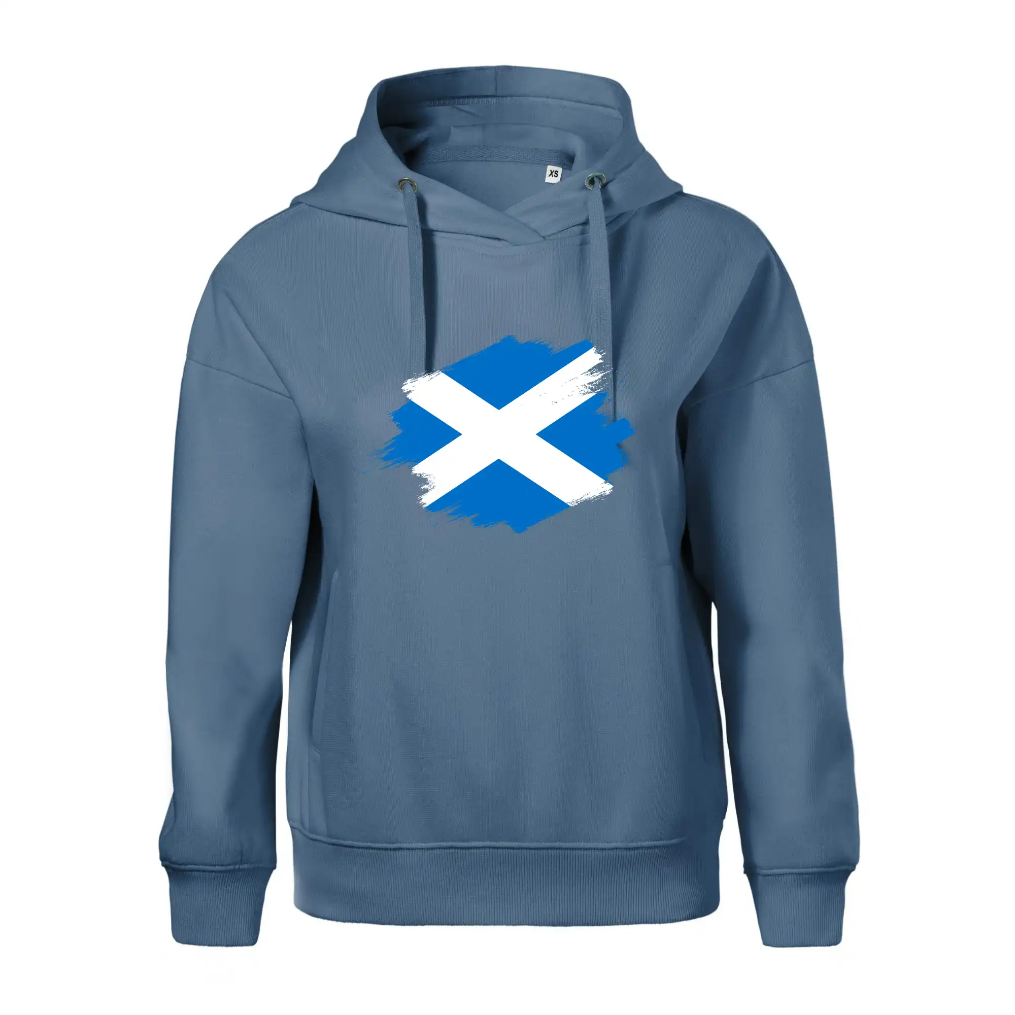 Skotská vlajka kreslená štetcem