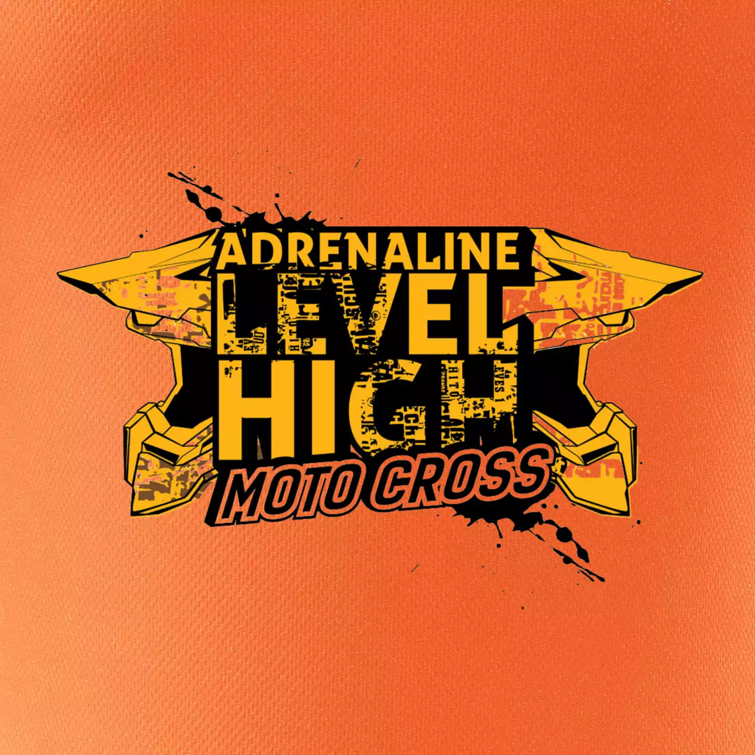 Motocross adrenaline level high