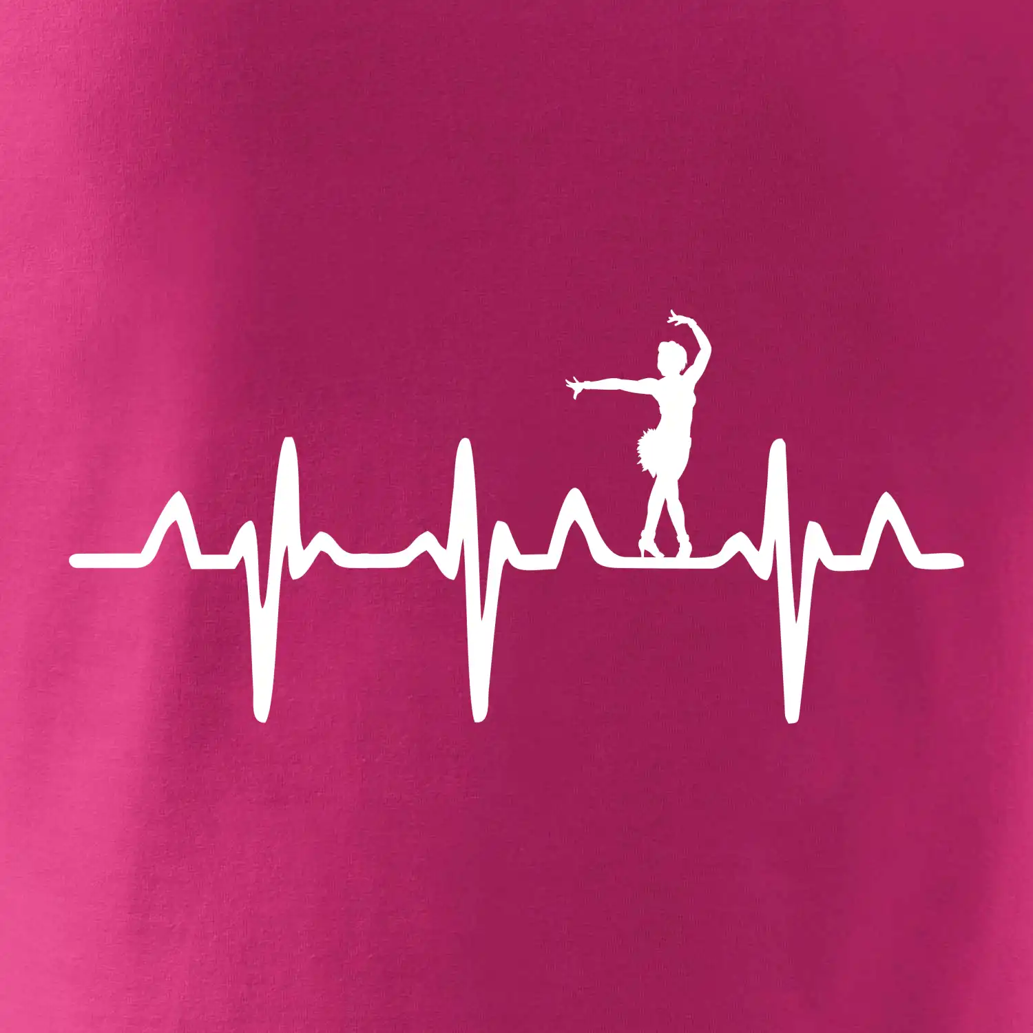 EKG tanečnice salsy