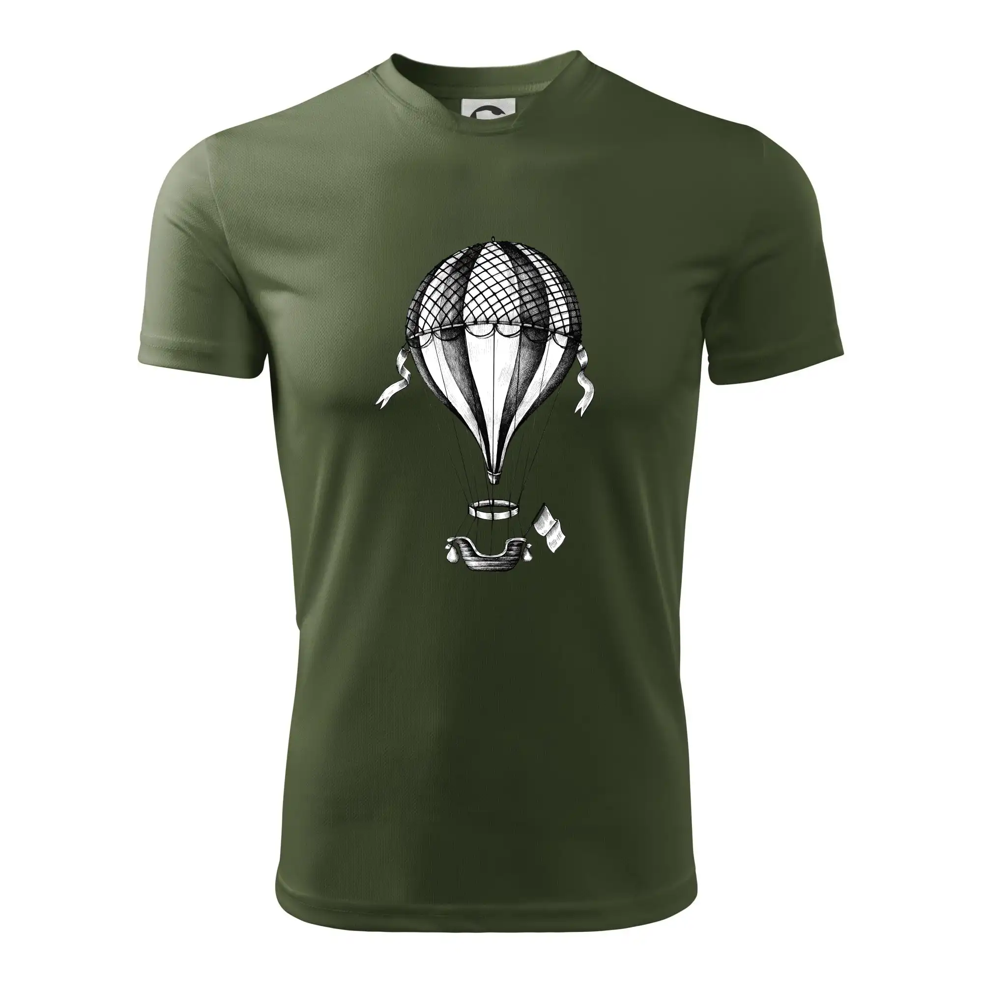 Horkovzdušný balón  kreslený