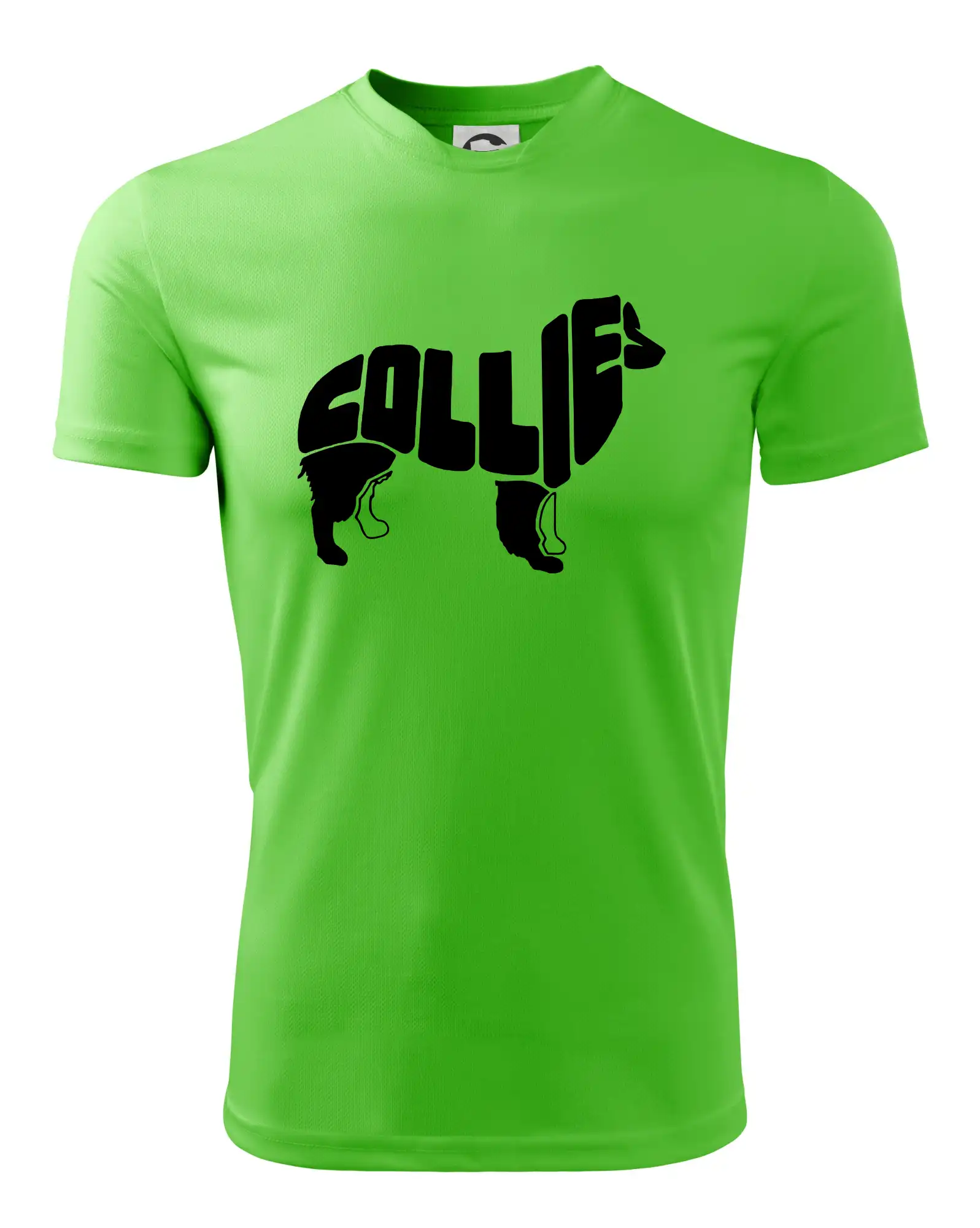 Border kolie písmo v těle