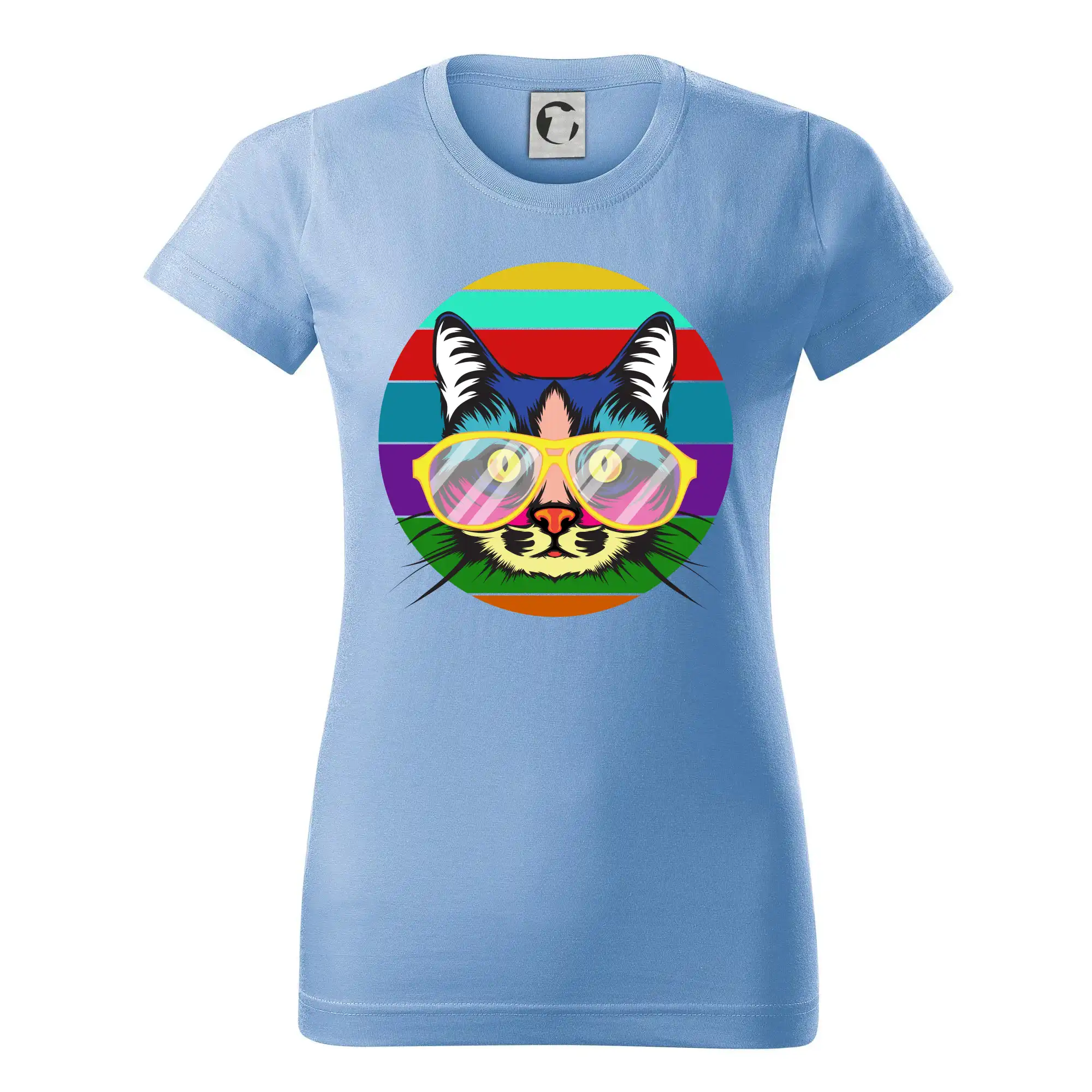 Kočka při barevném západu