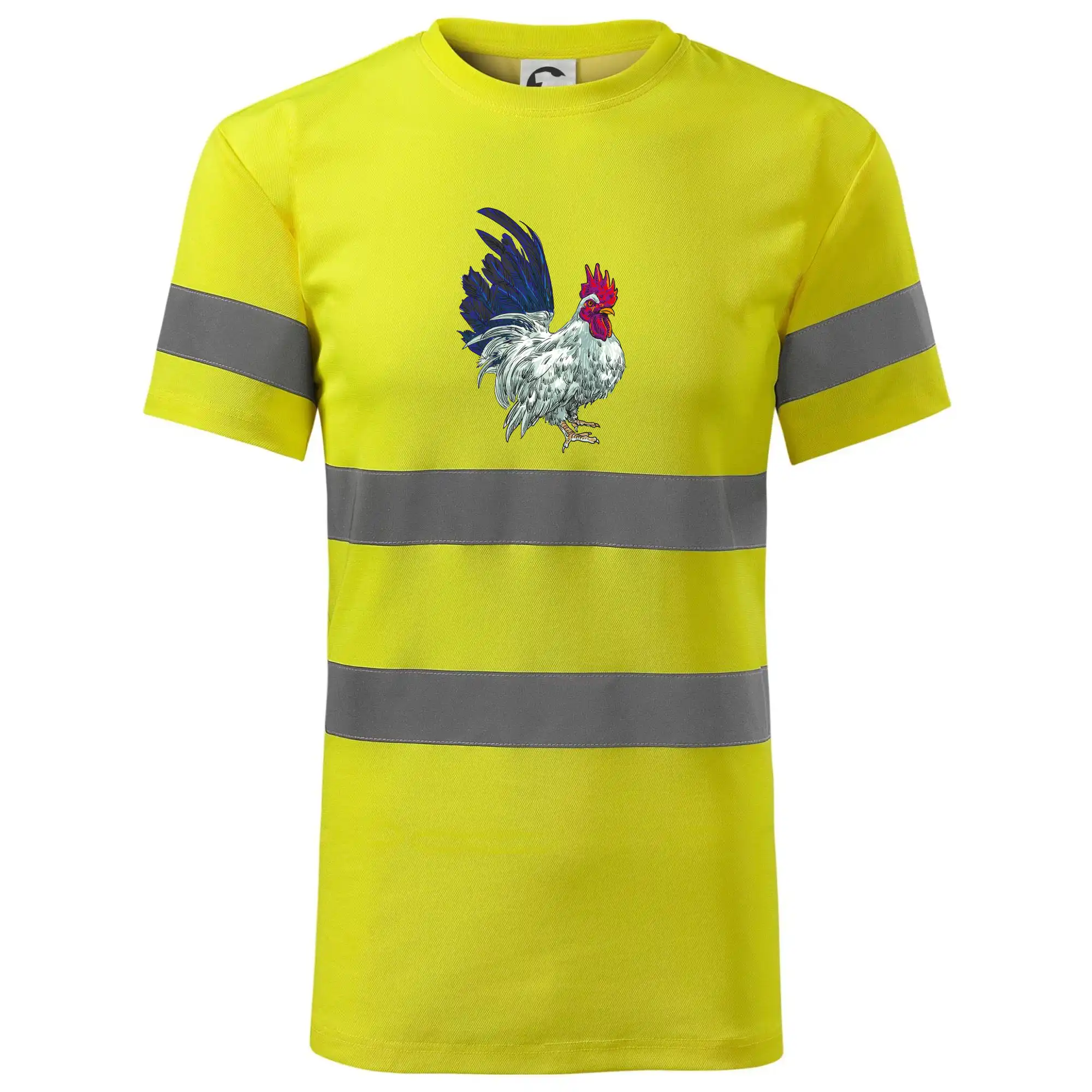 Kohout kreslený bílý