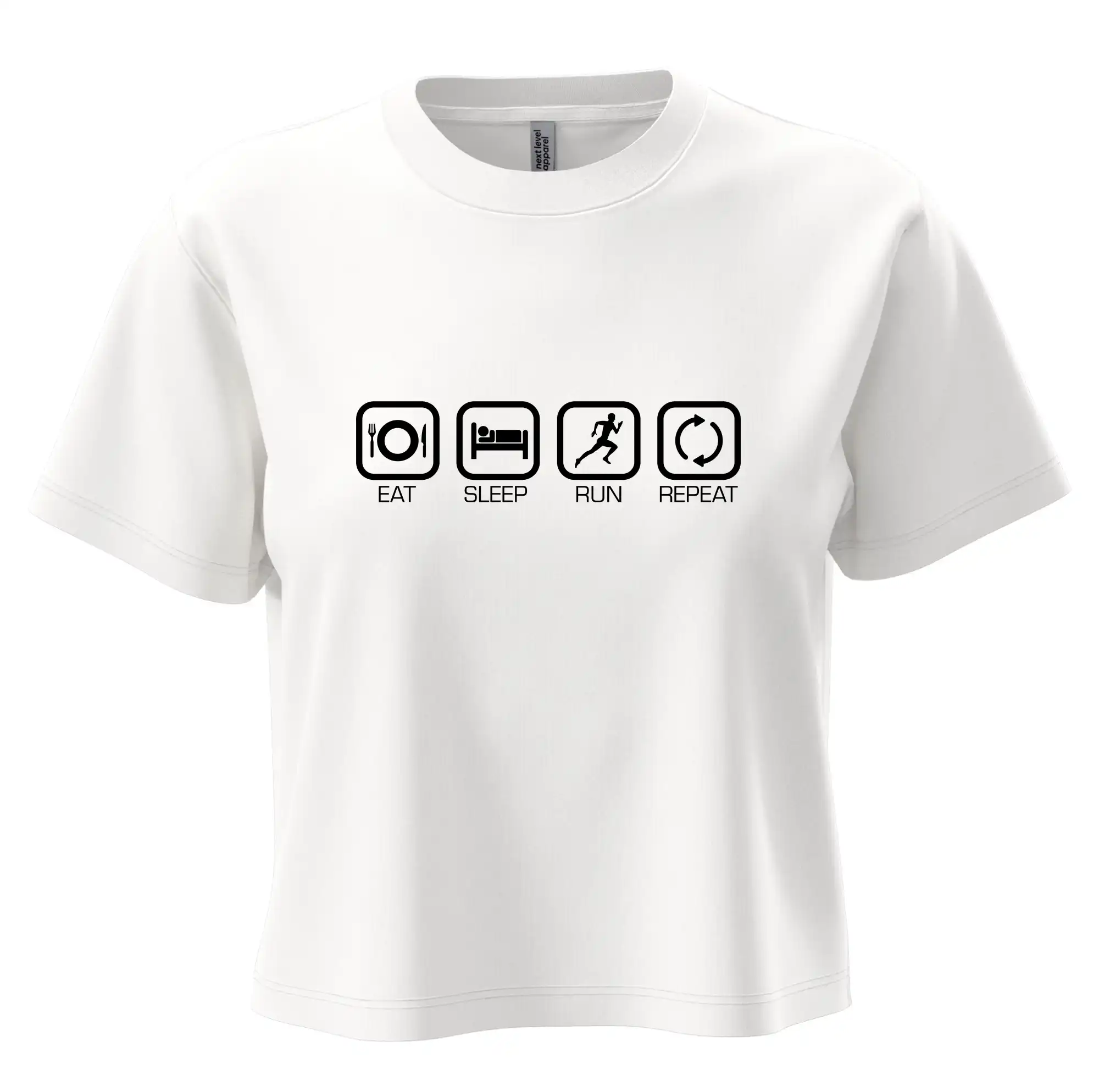 Eat sleep run repeat v řadě