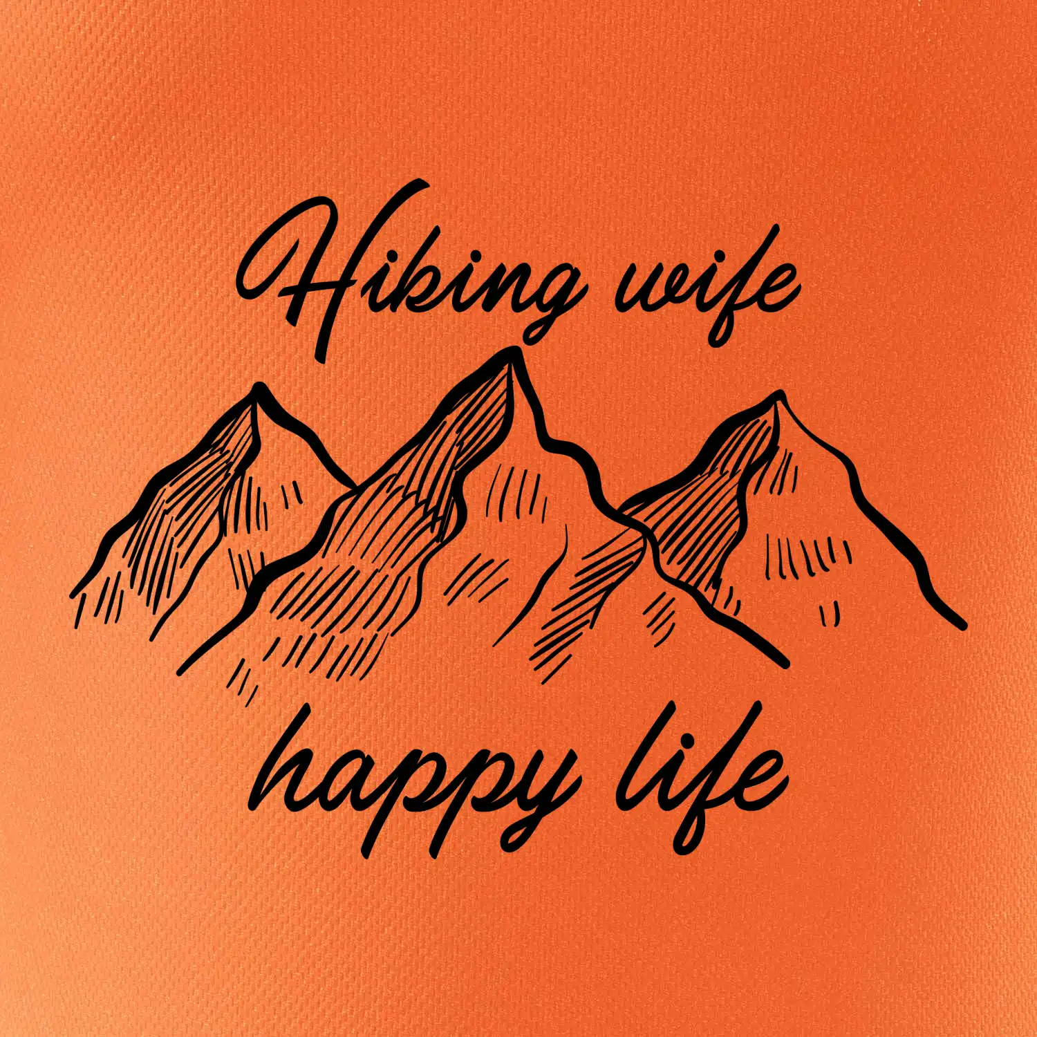 Hiking wife happy life