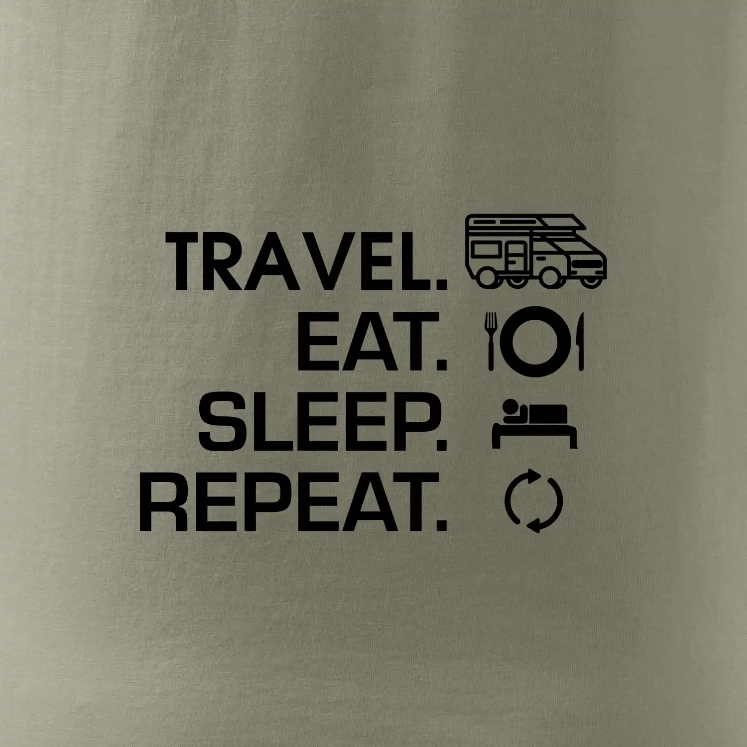 Eat sleep travel - alkovna