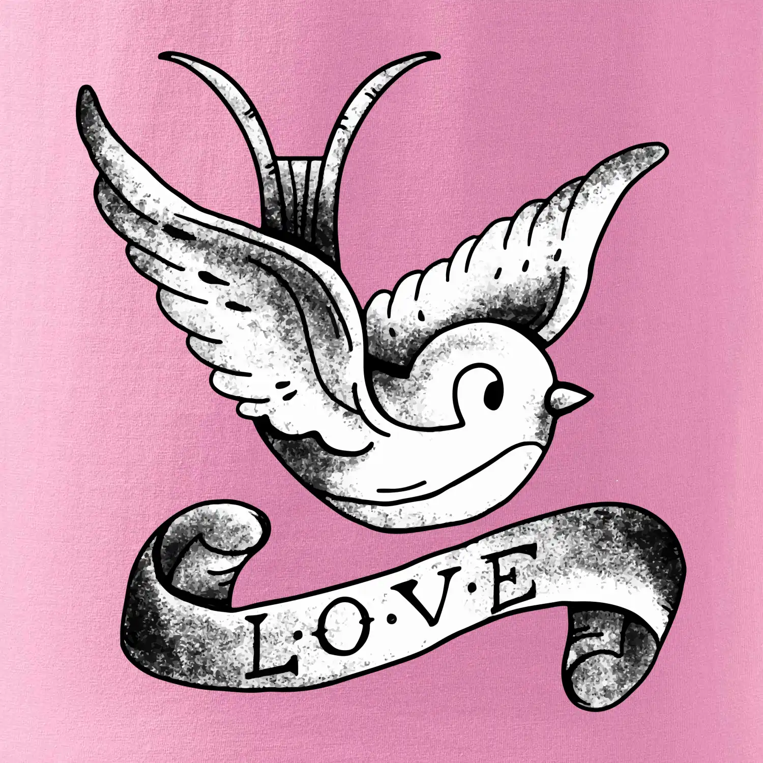 Love holubice - kreslená