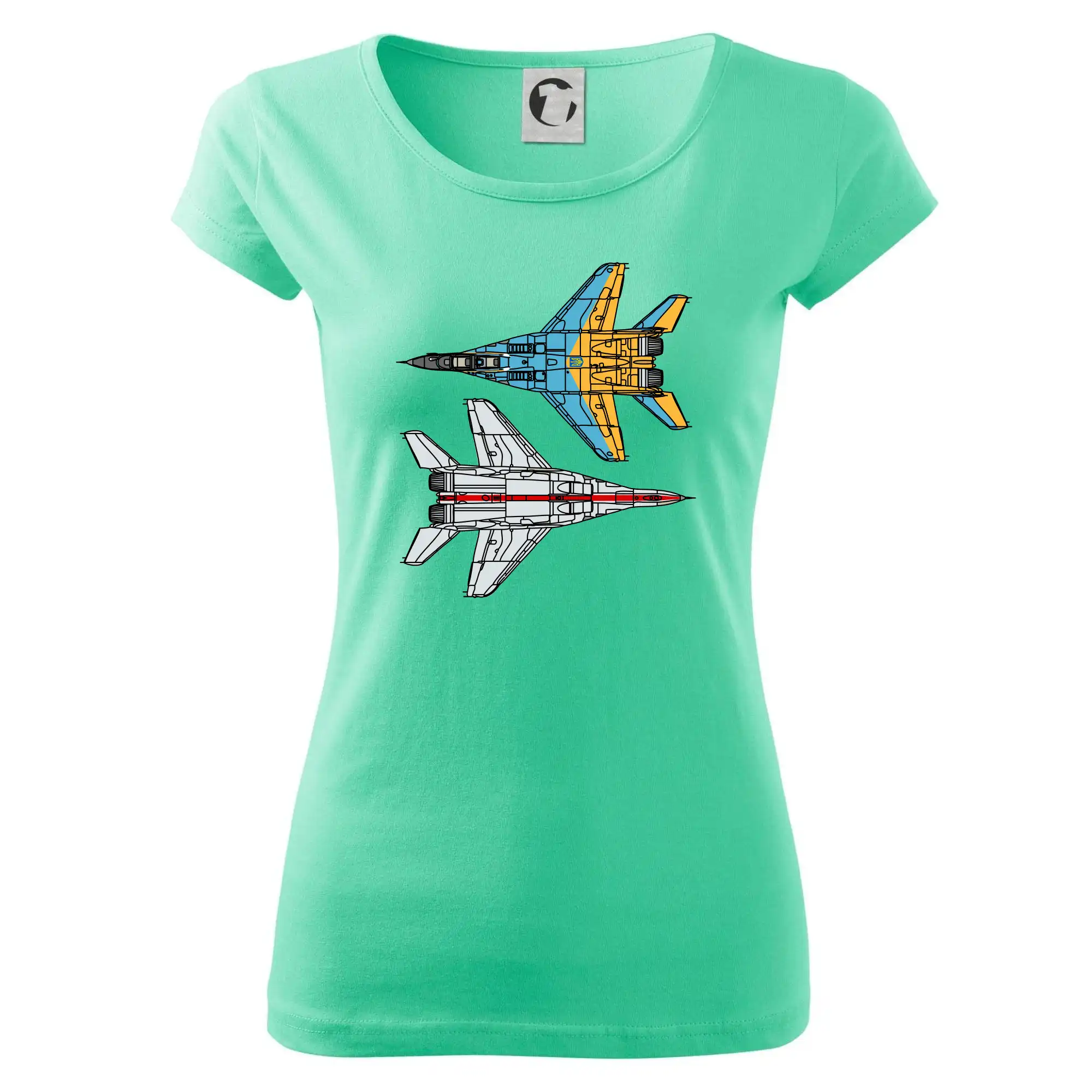 Mig 29 Fulcrum ze spoda a ze zhora