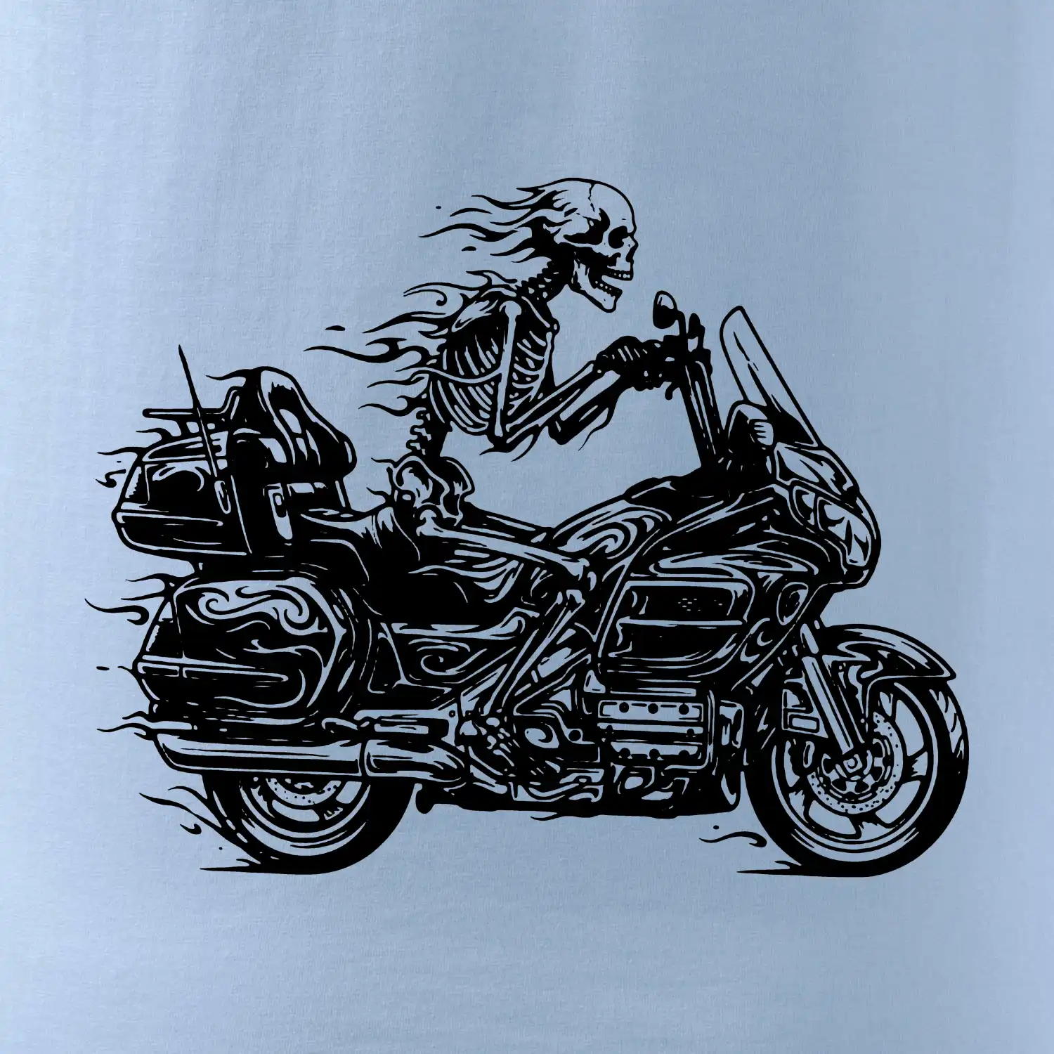 Cestovní motorka kostra