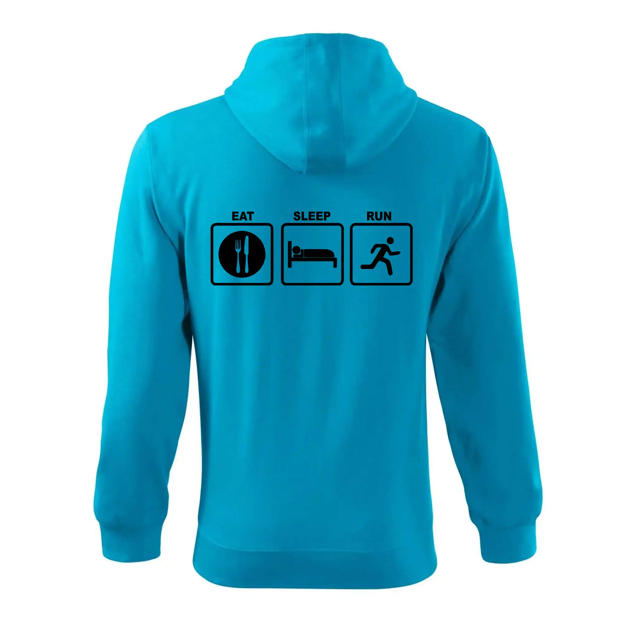 Eat sleep run čtverce