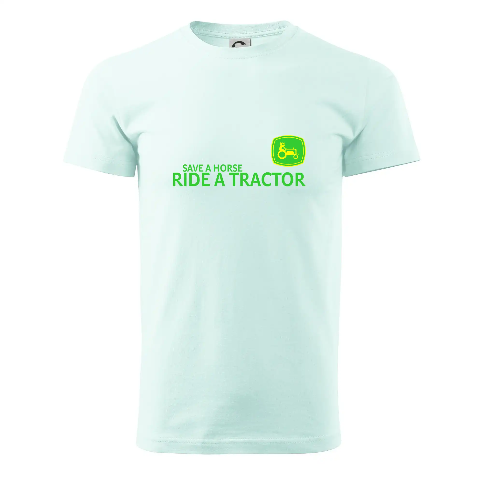 Save horse, ride tractor