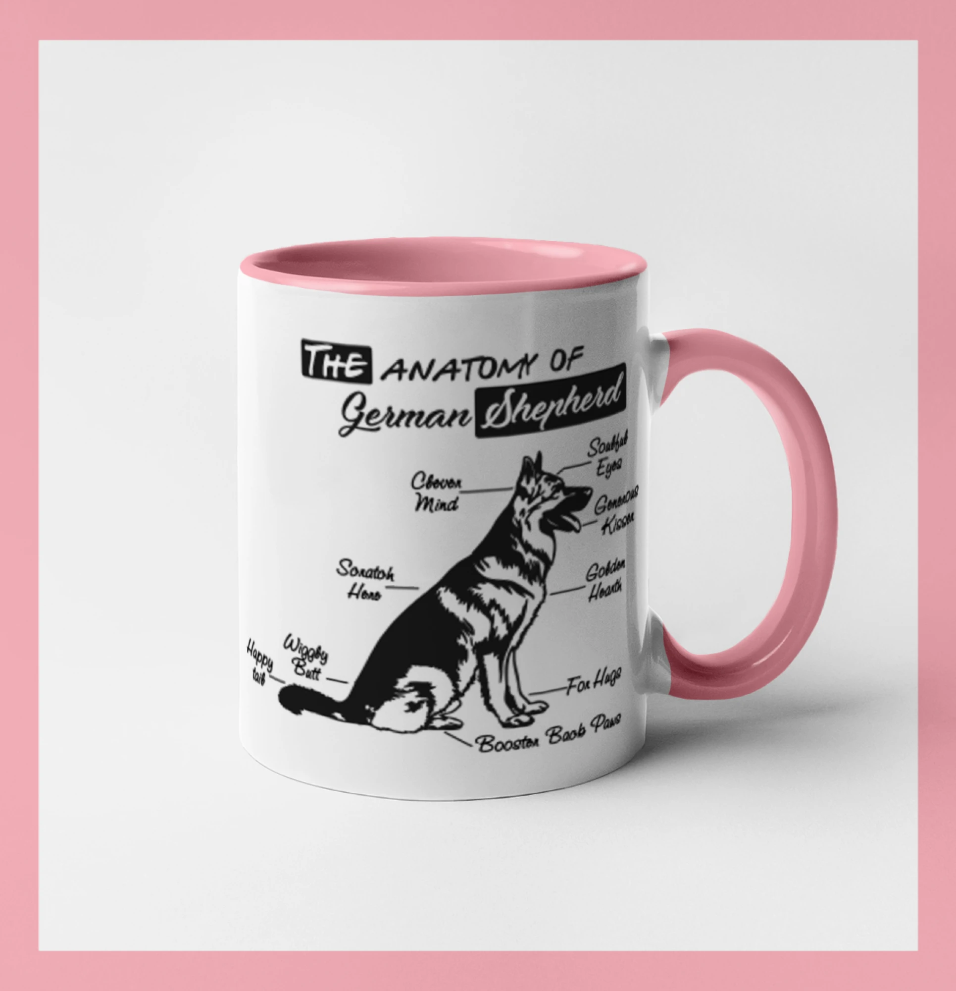 Německý ovčák - Anatomie