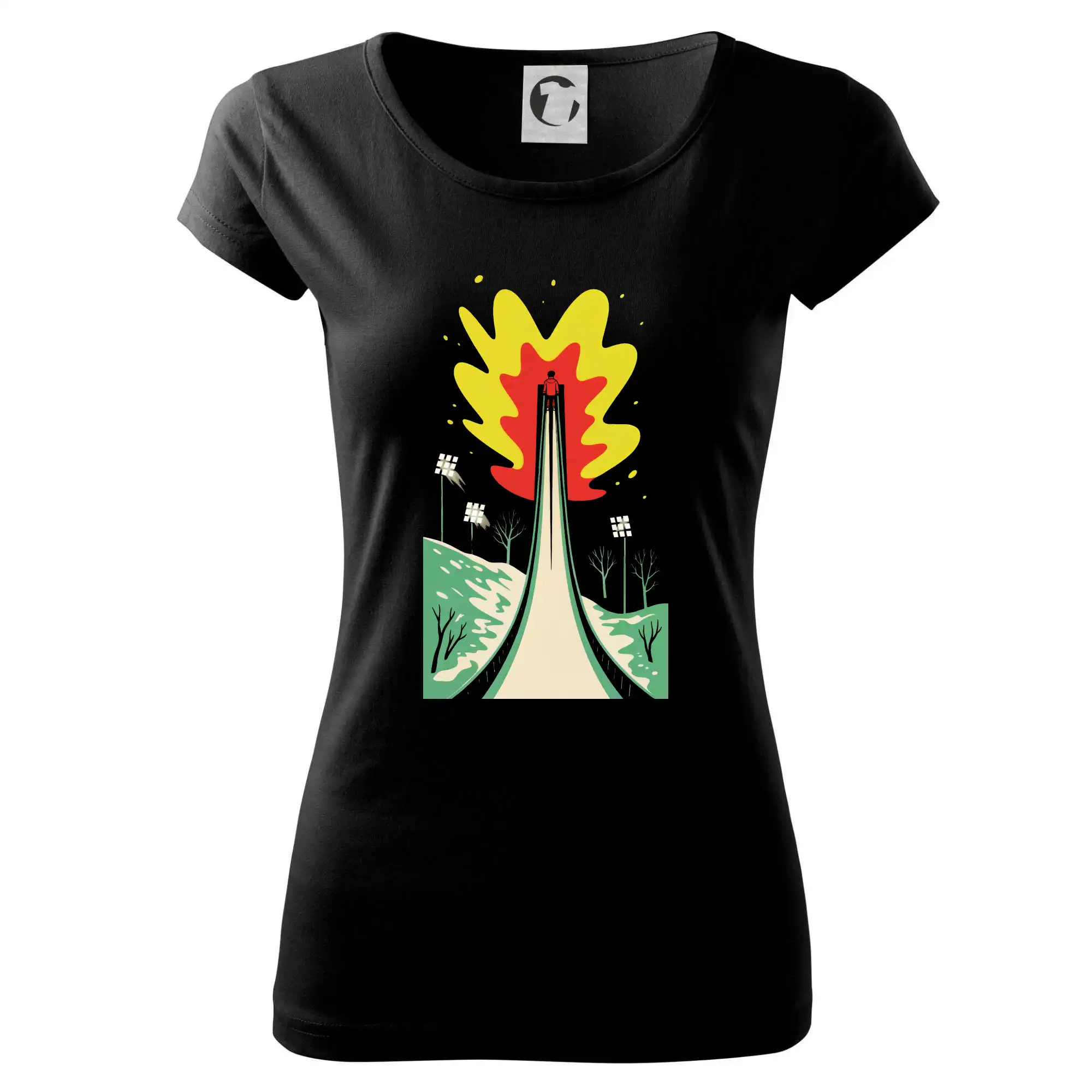 Skokanské můstky abstraktní