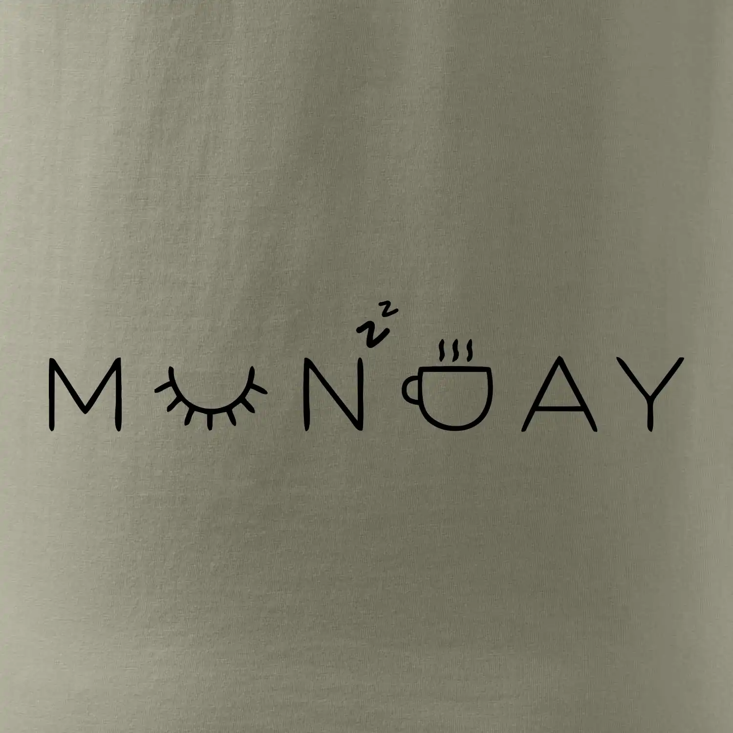 Monday nápis
