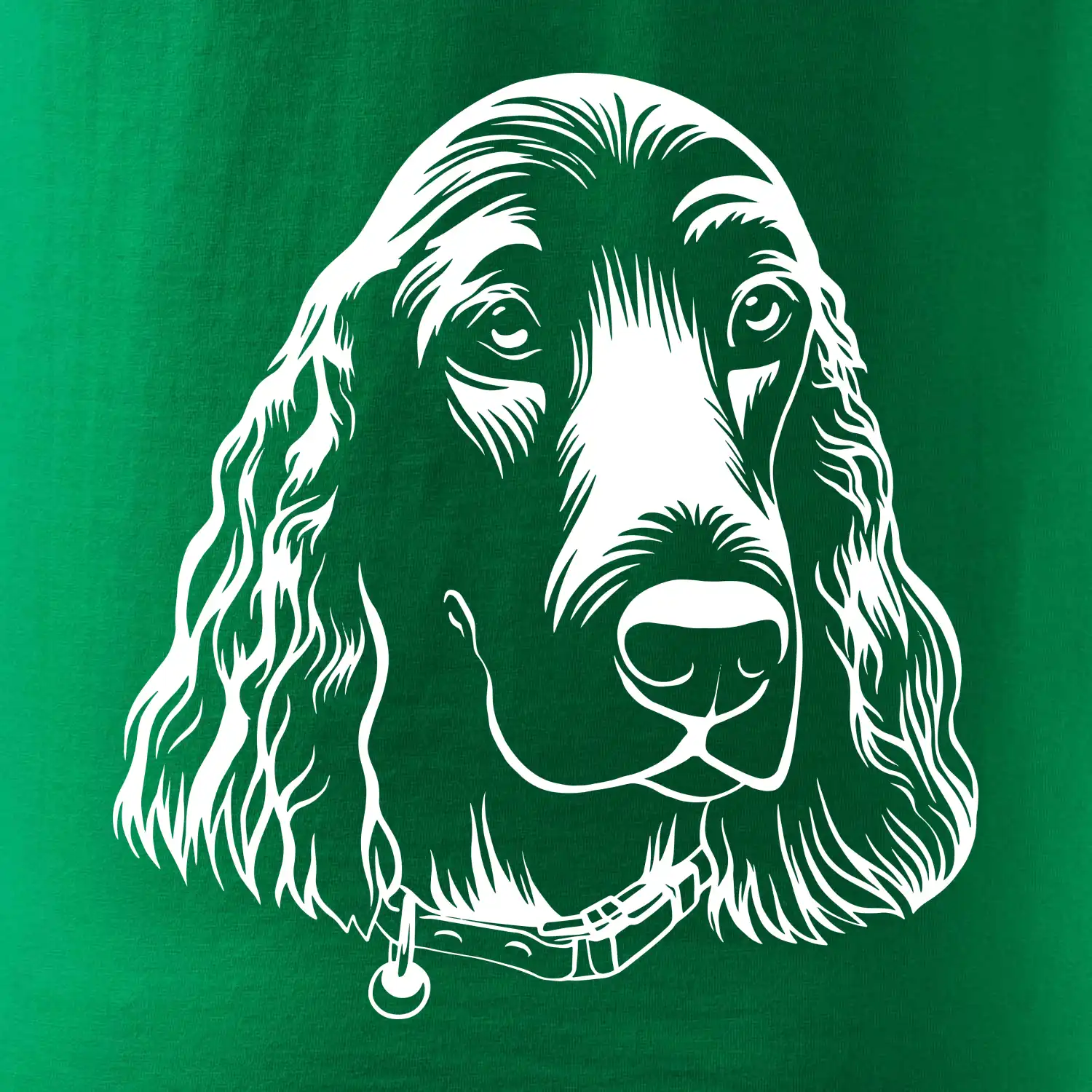 Kokršpaněl - hlava kreslená