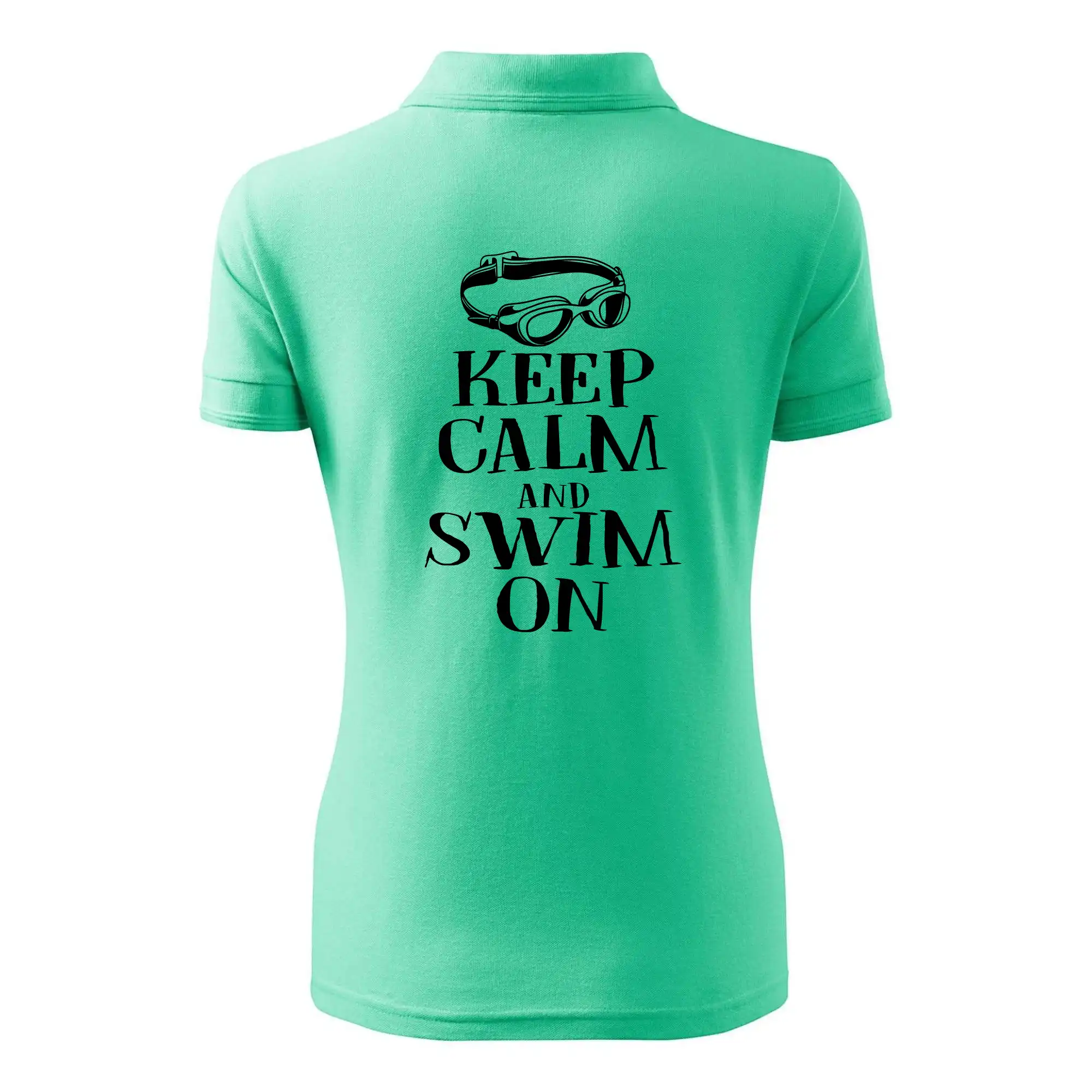 Keep calm and swim on