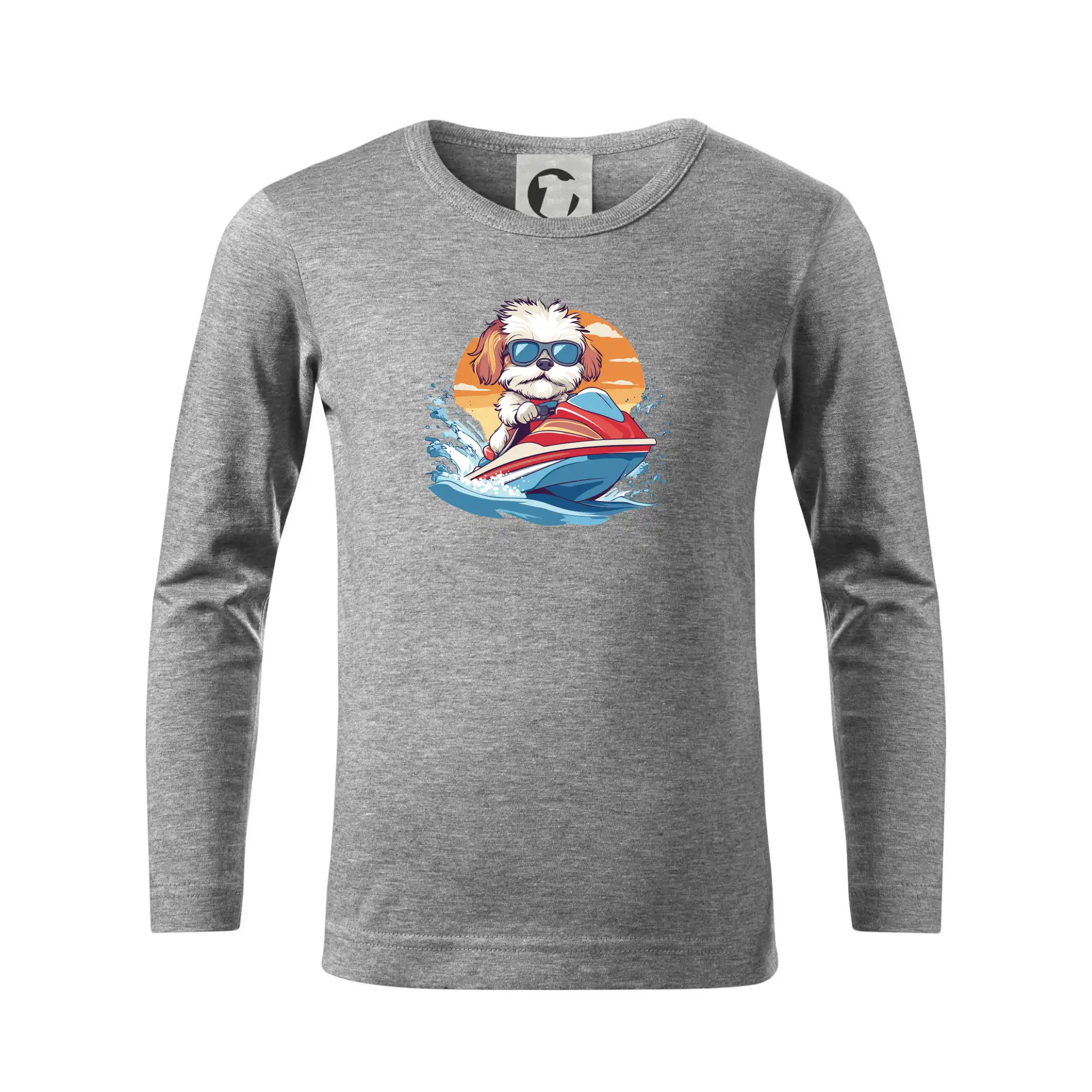 Bišonek na vodním skútru