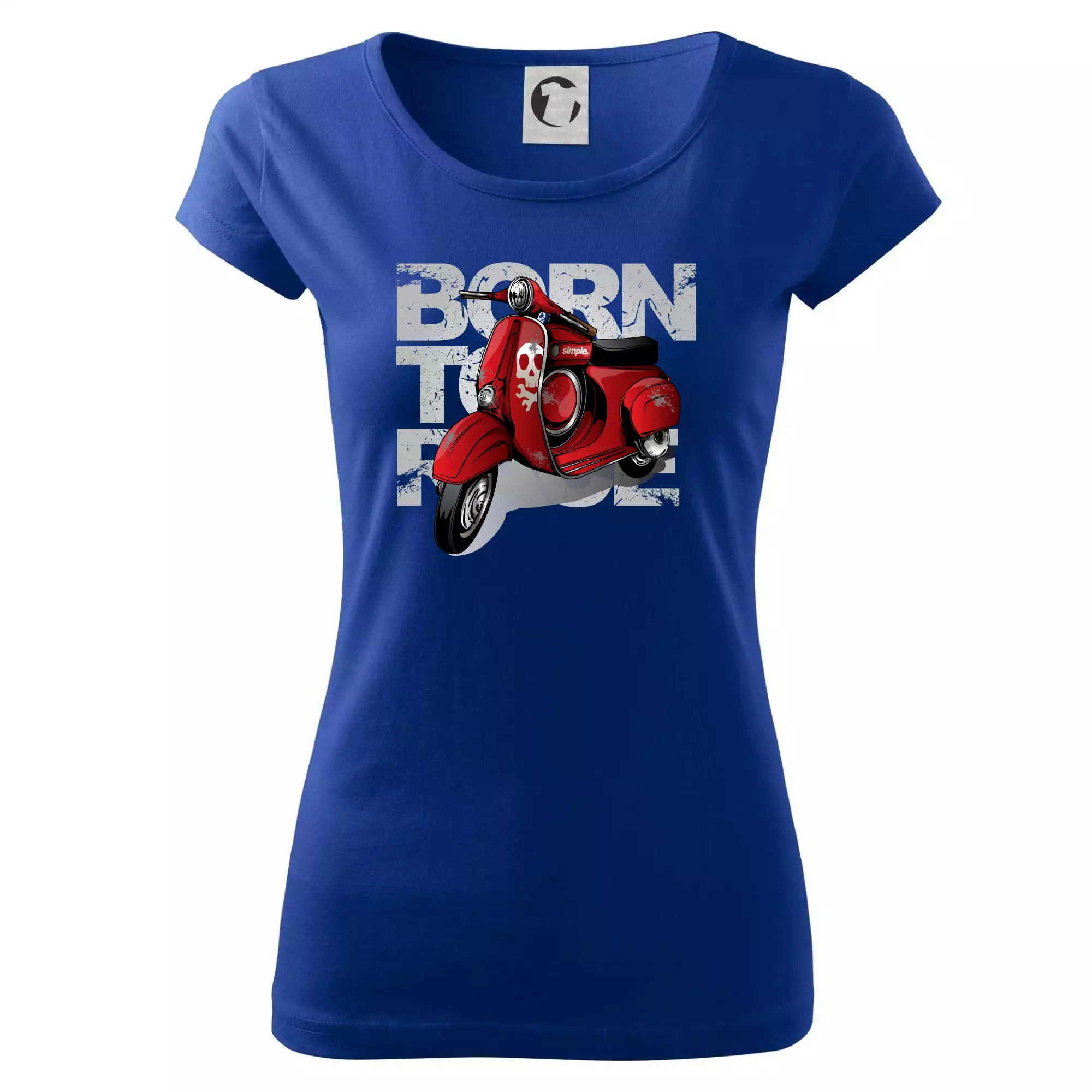 Scooter born to ride red