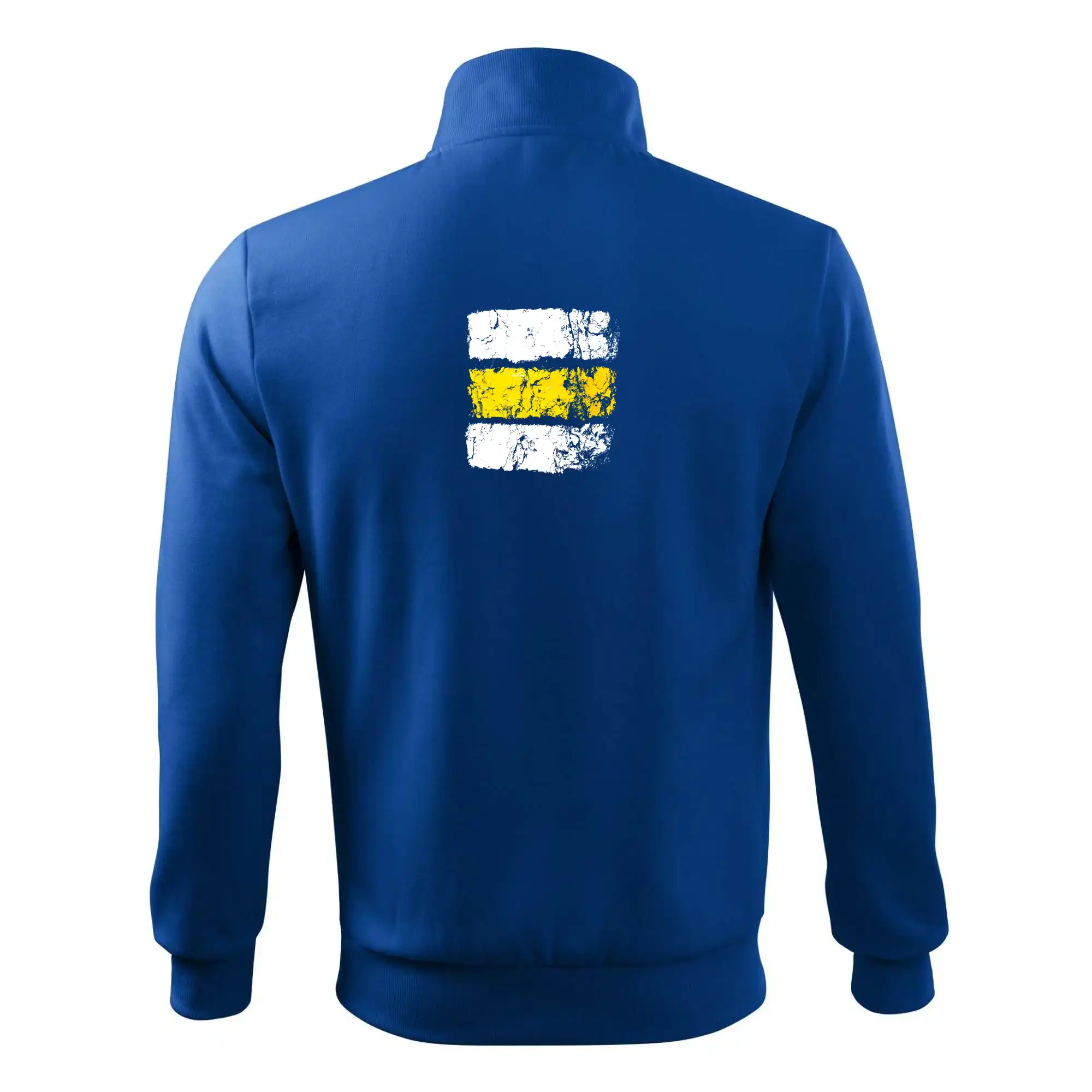 Trička pre cestovateľov - Turistická značka - žltá - Mikina bez kapucne Adventure