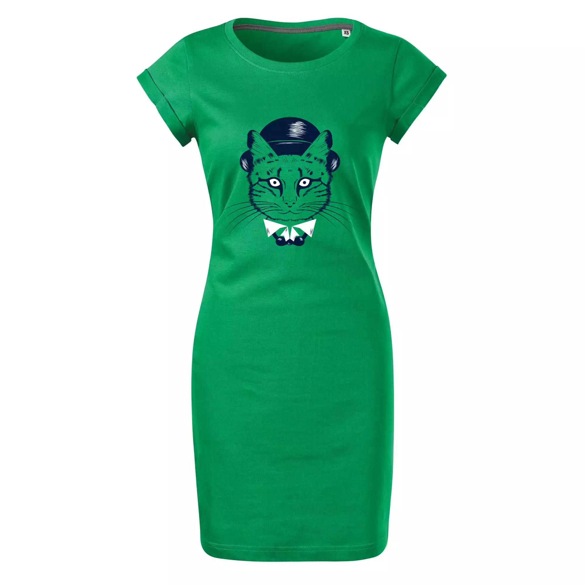 Kočka hipster s kloboukem