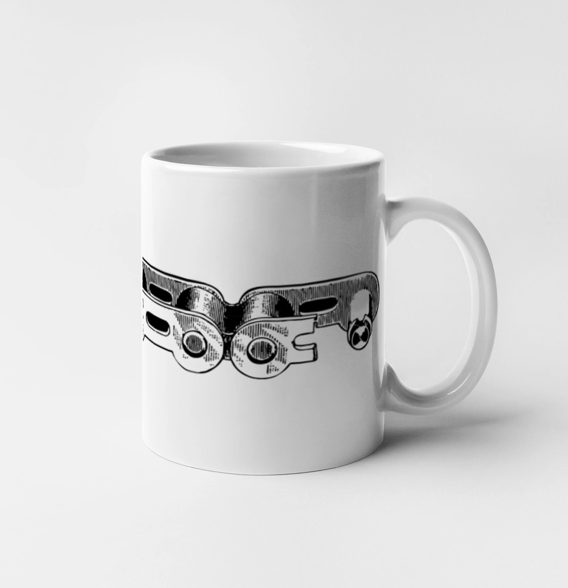 Cyklistický řetěz nákres